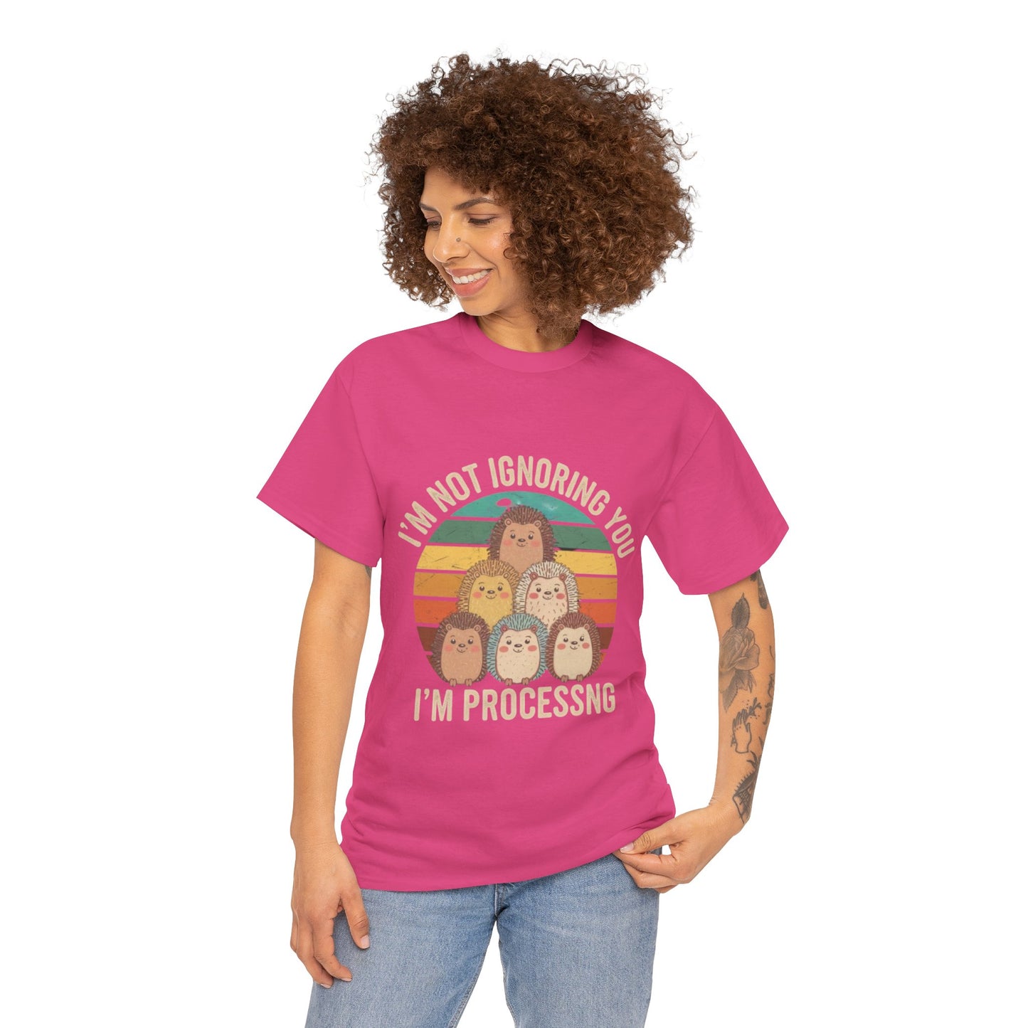 Funny Psychology Unisex Tee - 'I'm Not Ignoring You, I'm Processing'