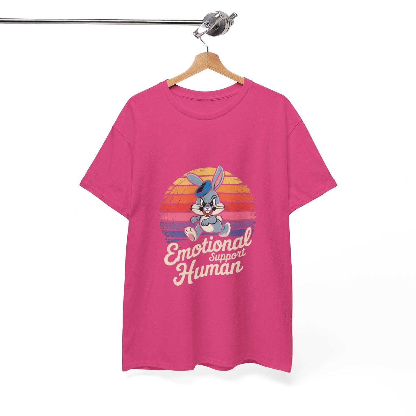 Unisex Heavy Cotton T-Shirt -Emotional Support Human Tee