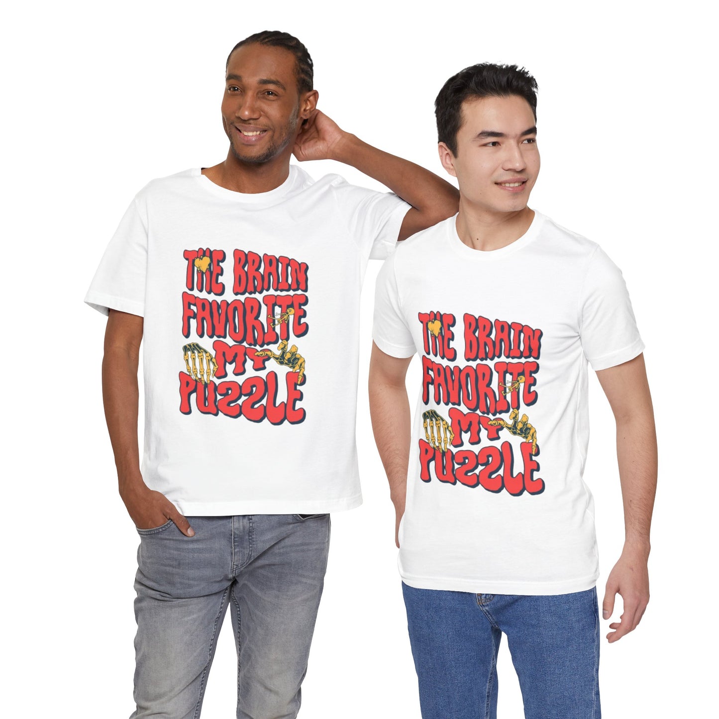 Psychology Enthusiast Unisex Tee - The Brain is my Favorite Puzzle