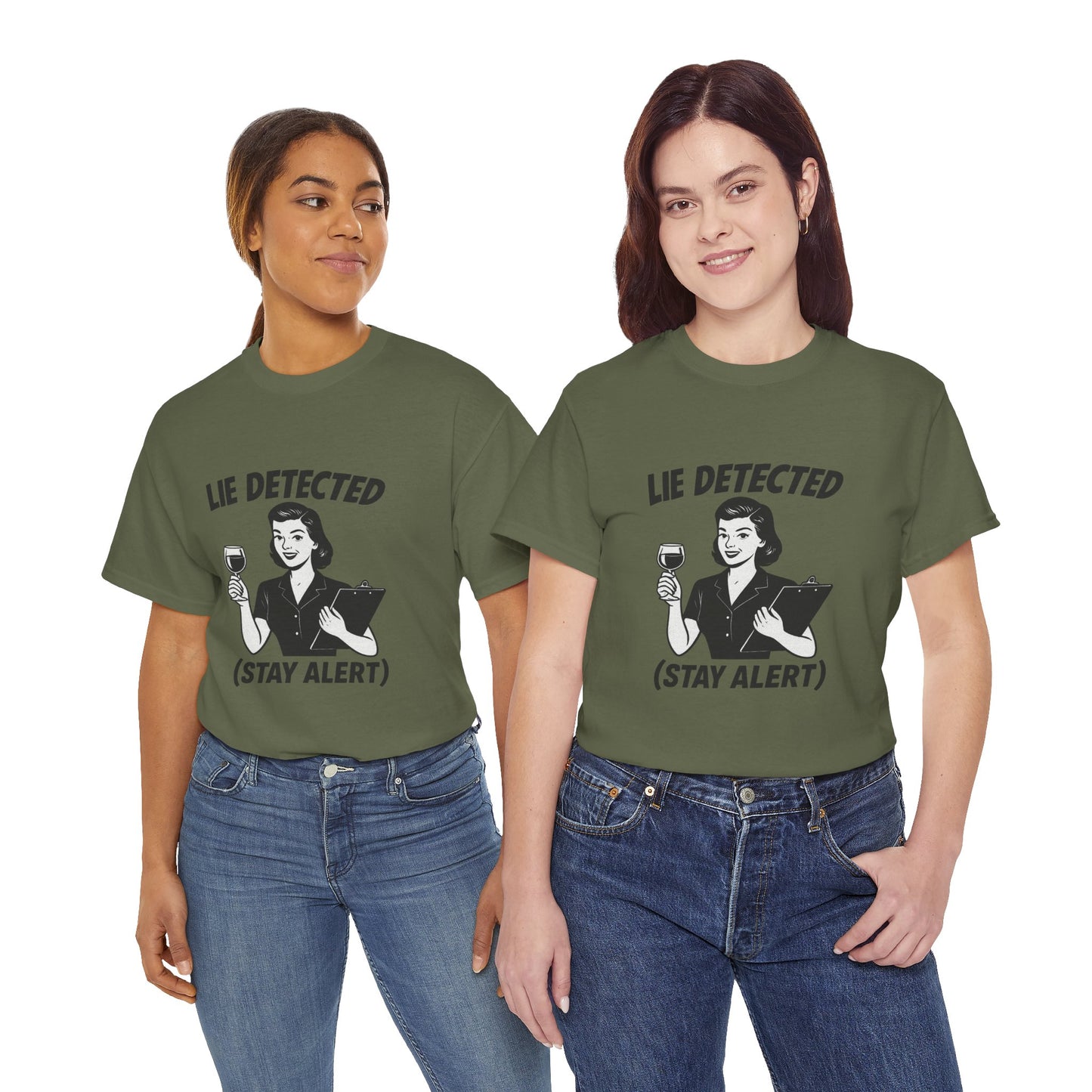 Funny Lie Detected Unisex Tee