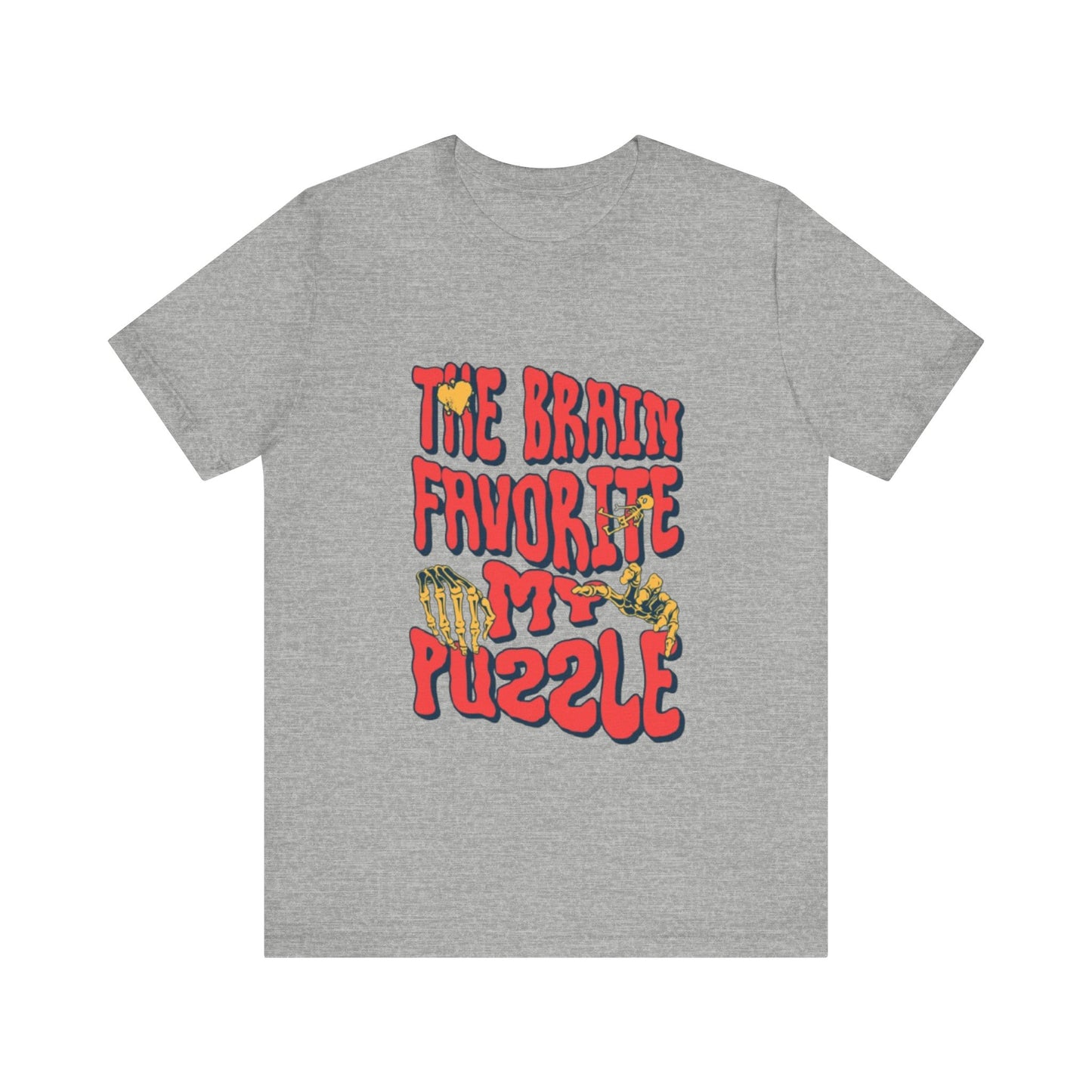 Psychology Enthusiast Unisex Tee - The Brain is my Favorite Puzzle