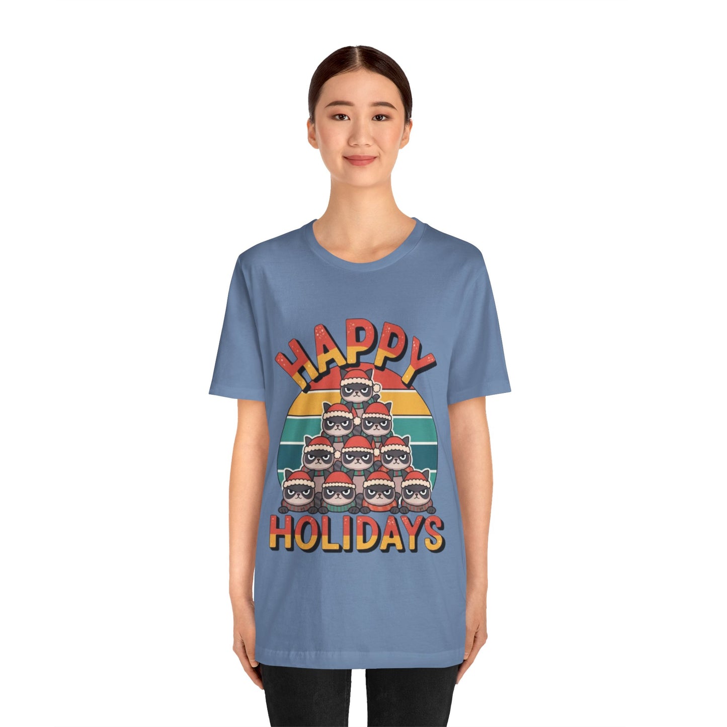 Unisex Jersey Short Sleeve Tee - Happy Holidays