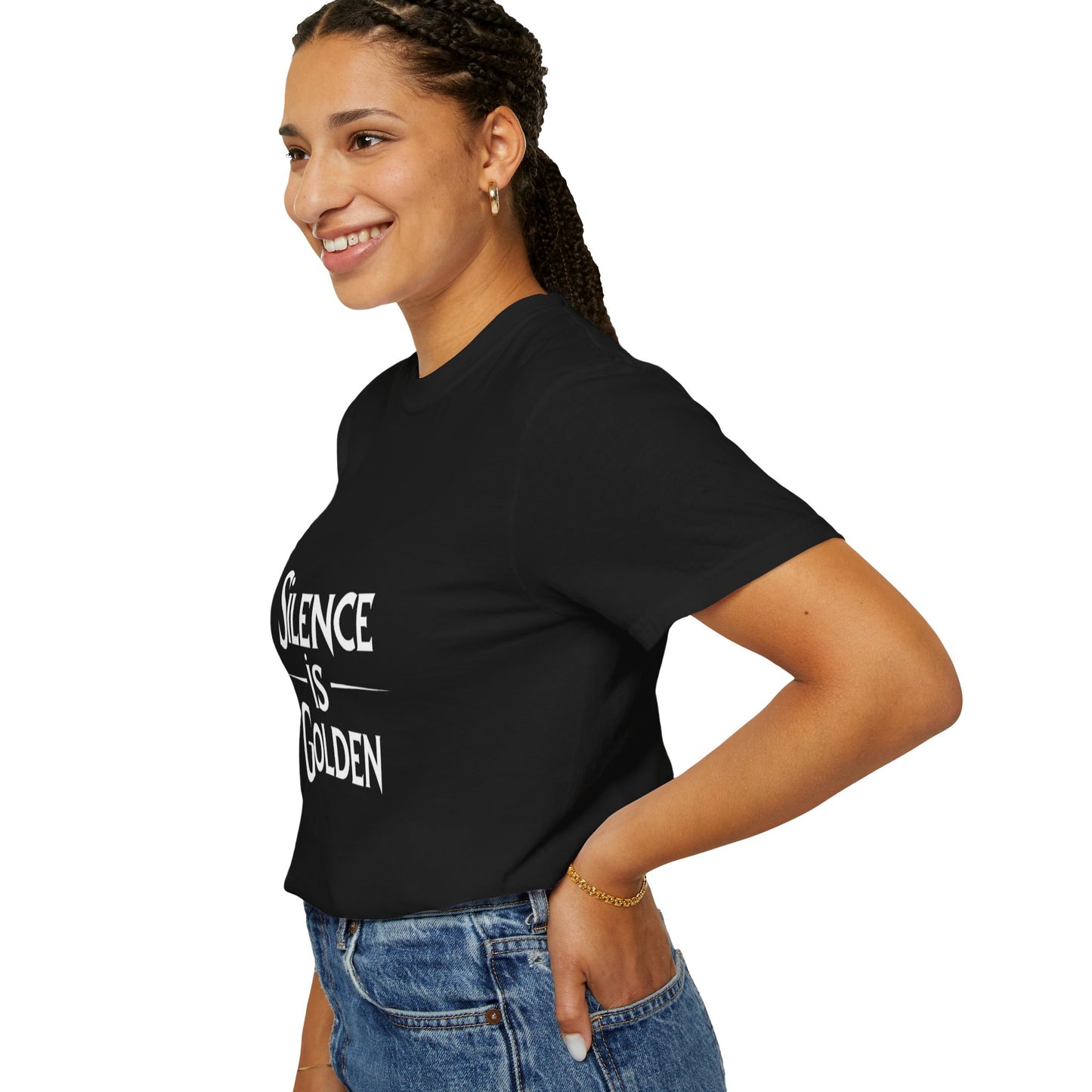 Unisex Garment-Dyed T-Shirt | Silence is Golden