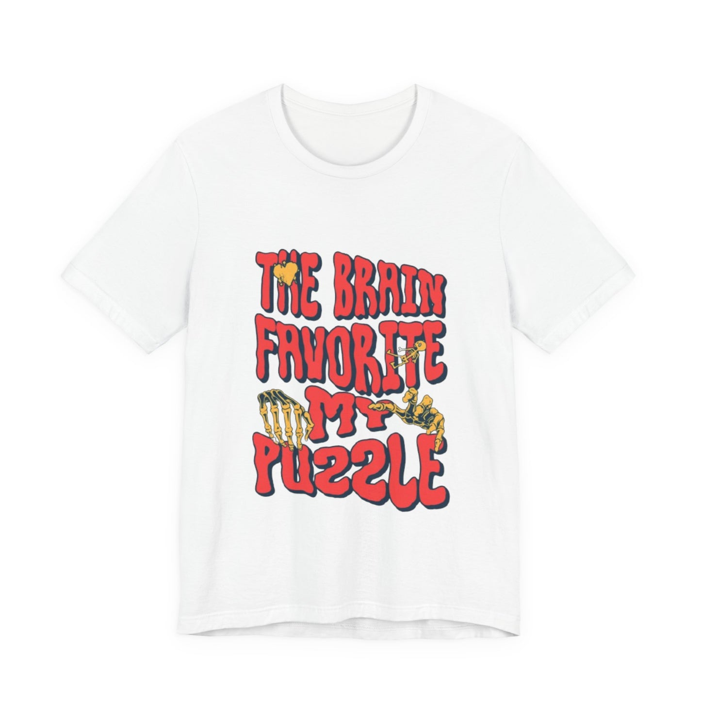 Psychology Enthusiast Unisex Tee - The Brain is my Favorite Puzzle