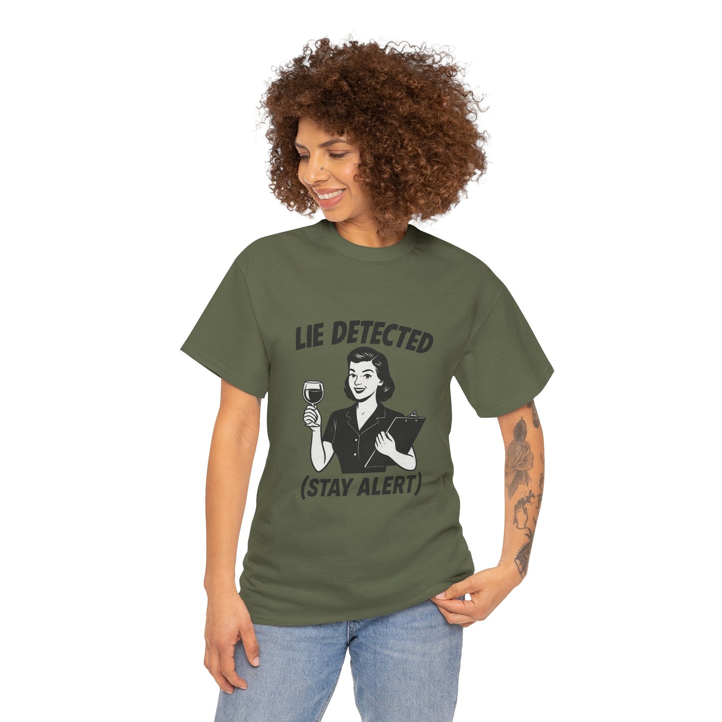 Funny Lie Detected Unisex Tee