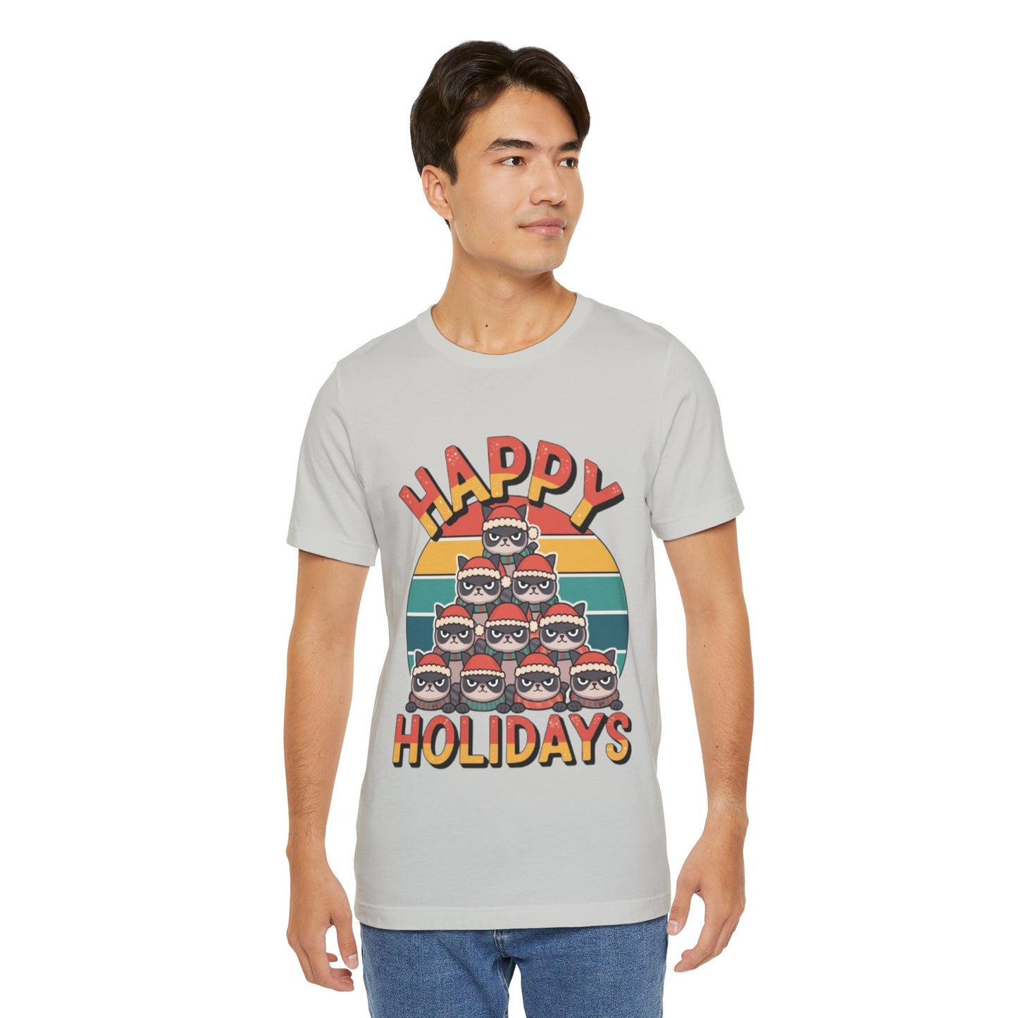 Unisex Jersey Short Sleeve Tee - Happy Holidays