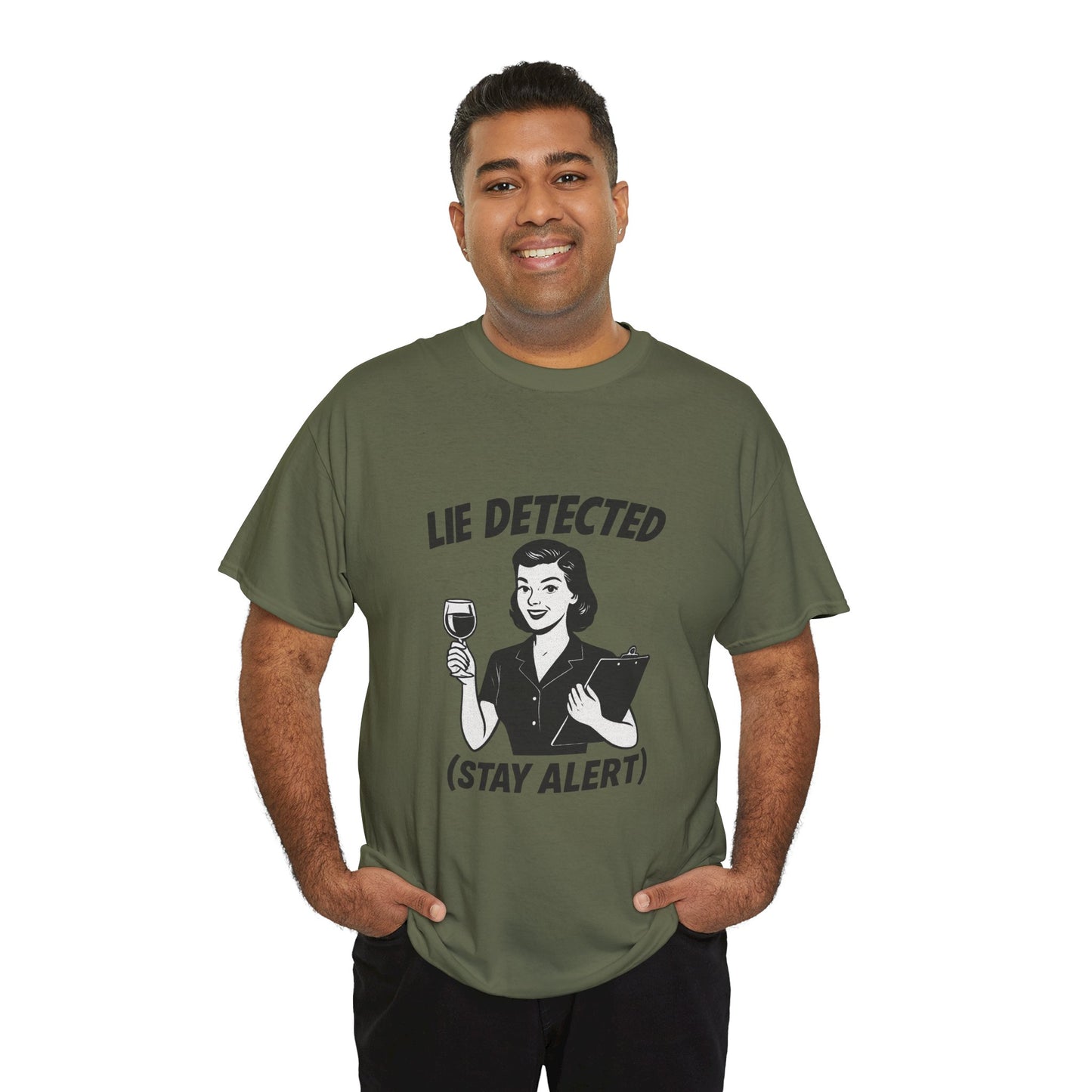 Funny Lie Detected Unisex Tee