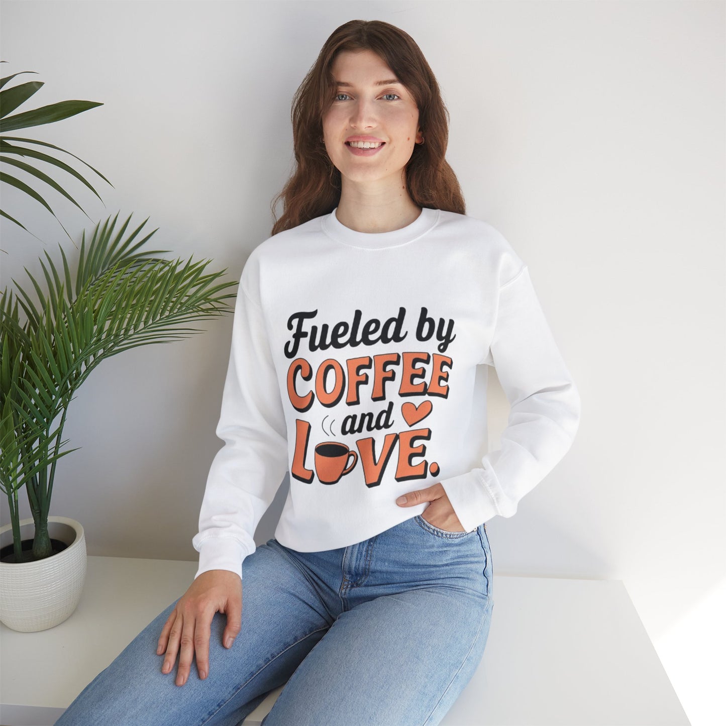 Cinched Bottom Hoodie - Fueled by Coffee and Love