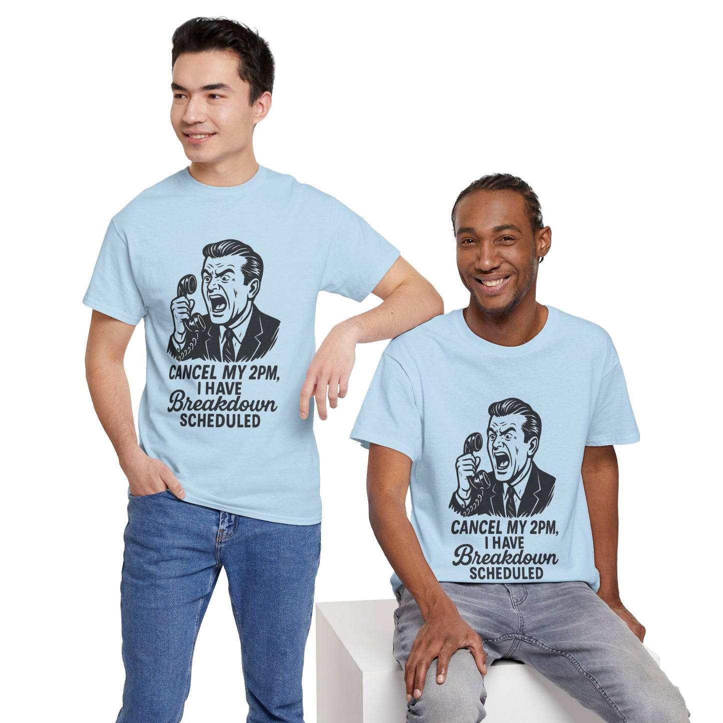 Humorous Unisex Cotton Tee – Perfect Gift for Stress Relief