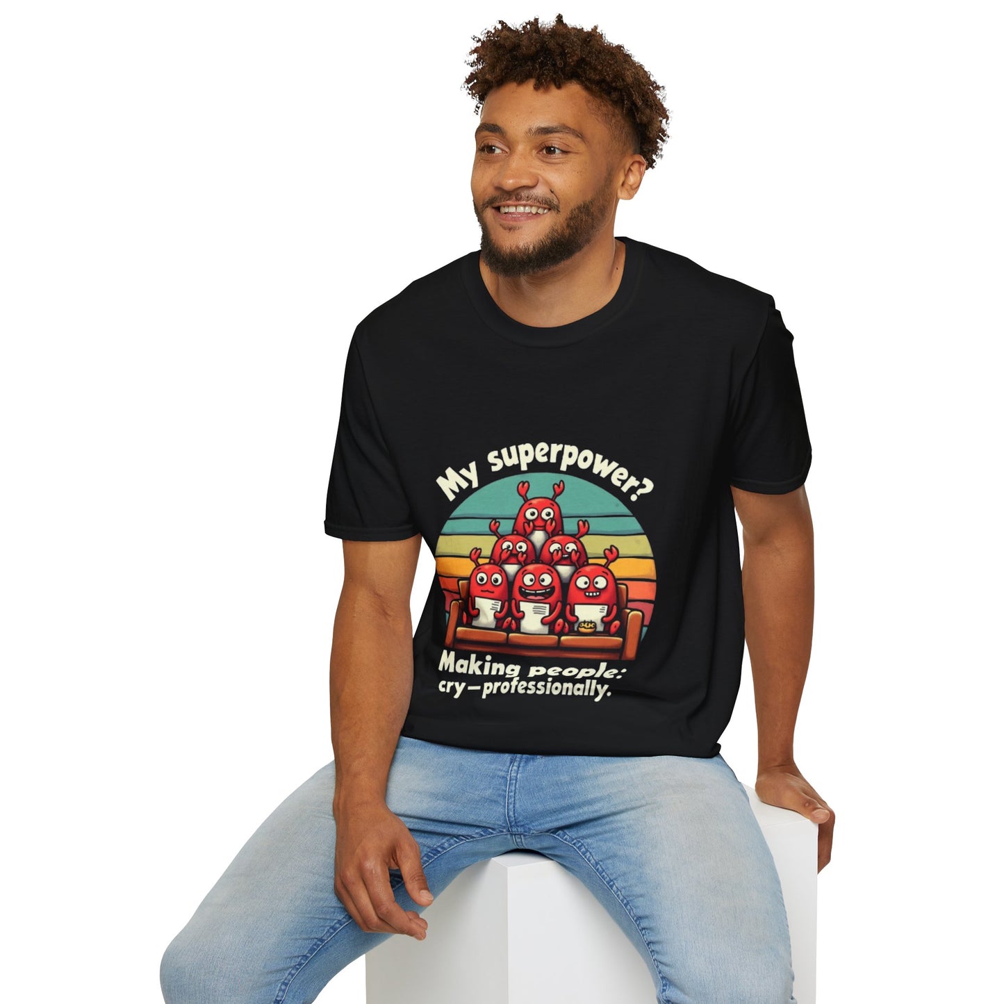 Funny Unisex Softstyle Tee  -My Superpower