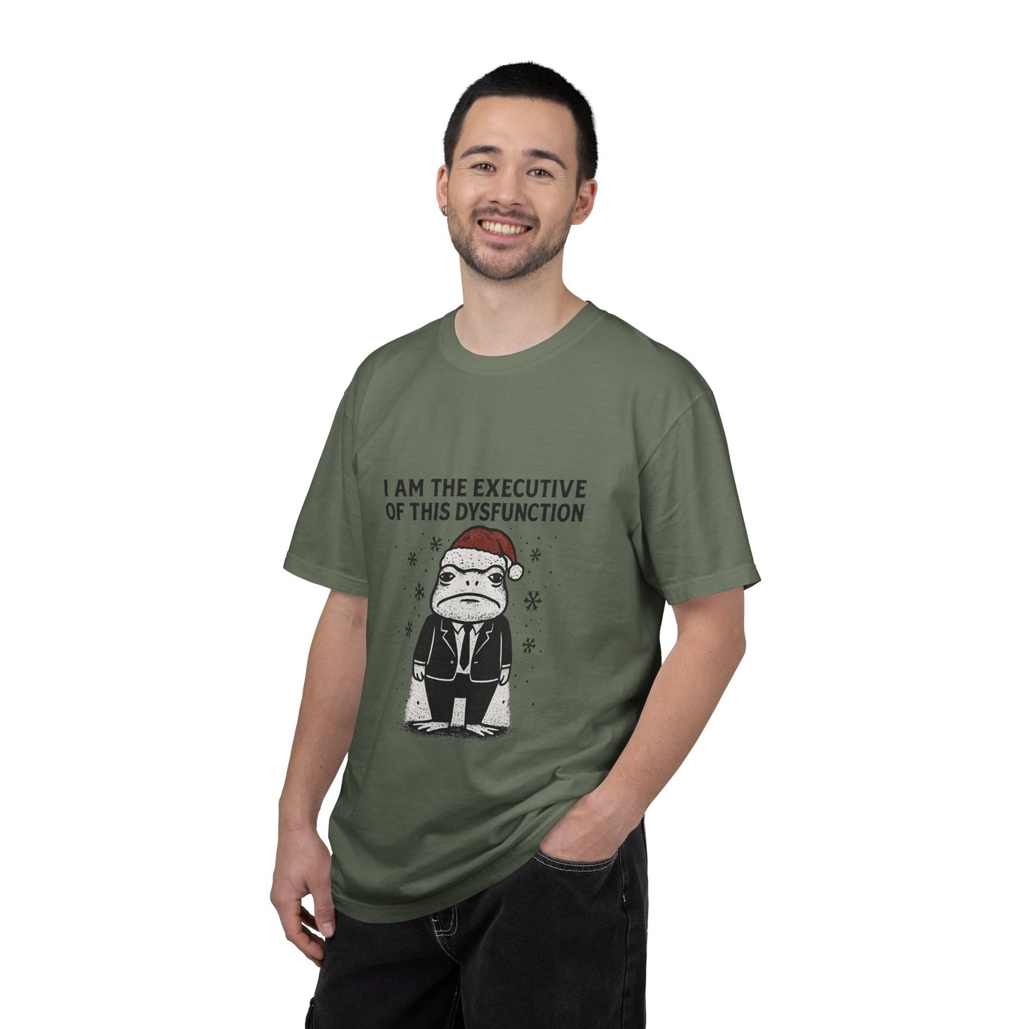 I Am The Executive Of This Dysfunction Frog Tee | Funny Sarcastic Therapist Shirt