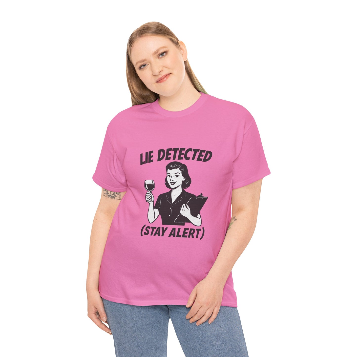 Funny Lie Detected Unisex Tee