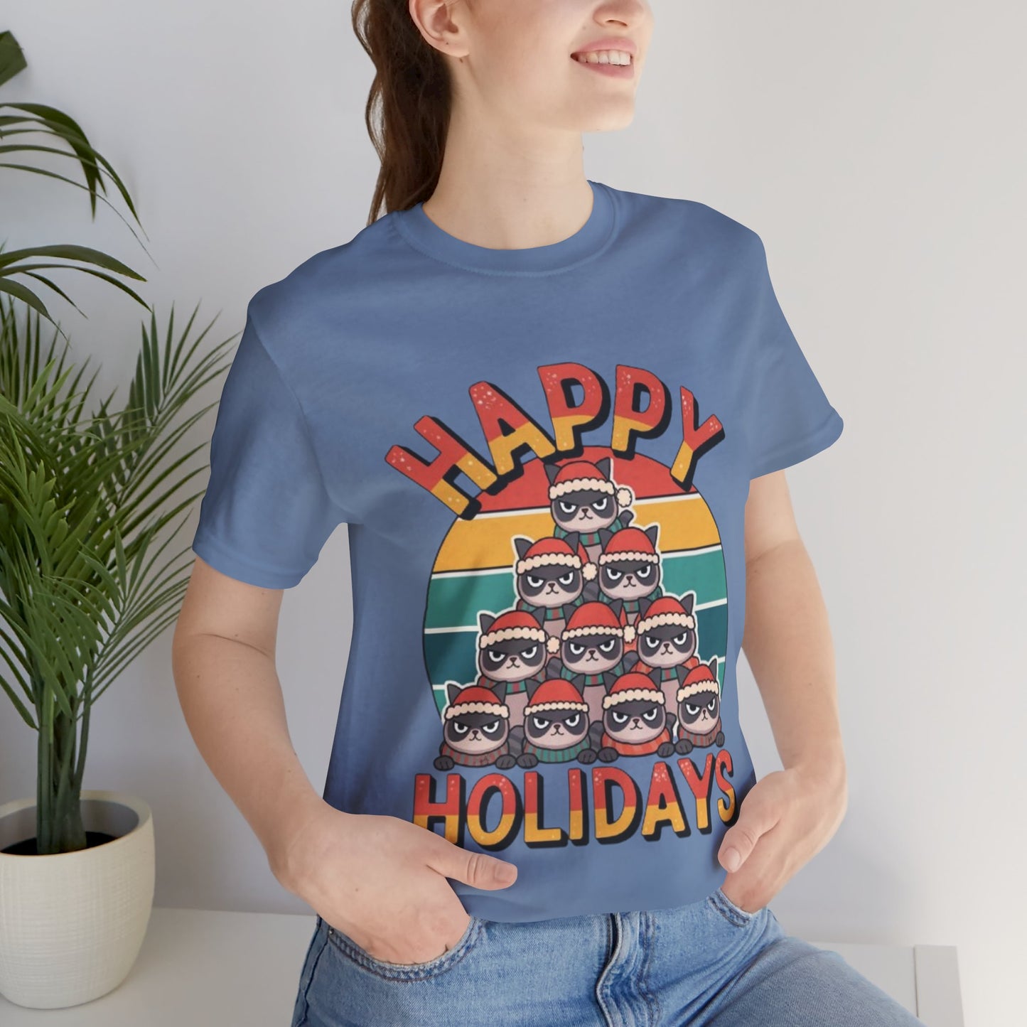 Unisex Jersey Short Sleeve Tee - Happy Holidays