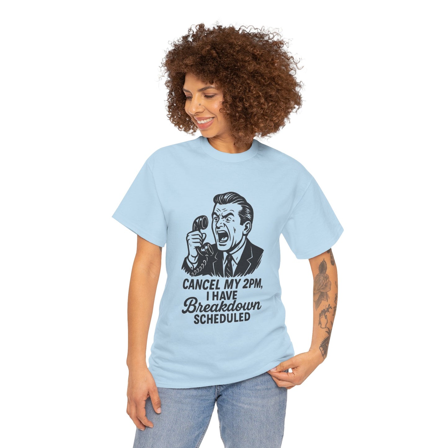 Humorous Unisex Cotton Tee – Perfect Gift for Stress Relief