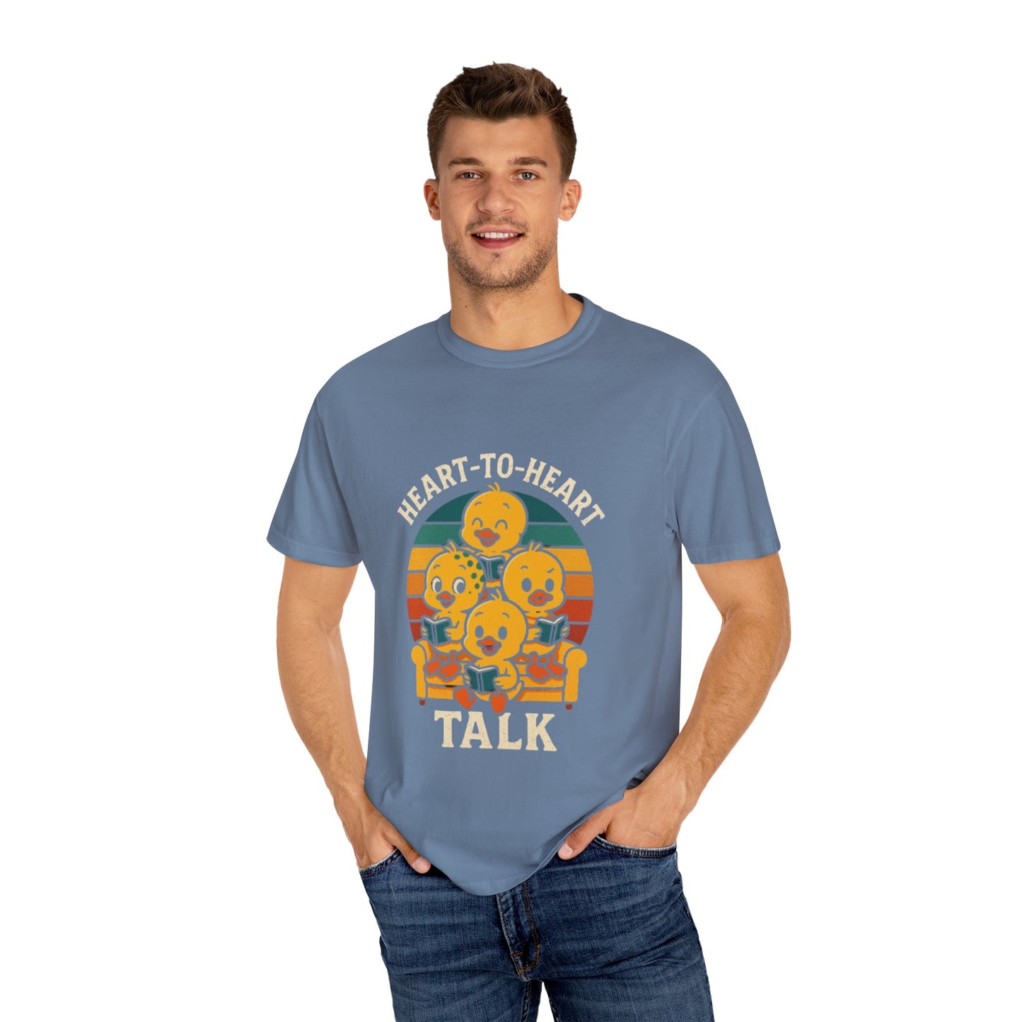 Unisex Garment-Dyed T-Shirt -Heart-to-Heart Talk
