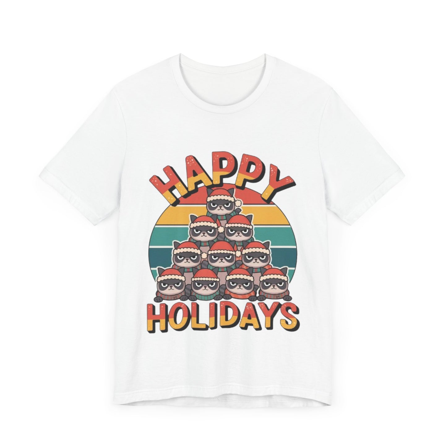 Unisex Jersey Short Sleeve Tee - Happy Holidays