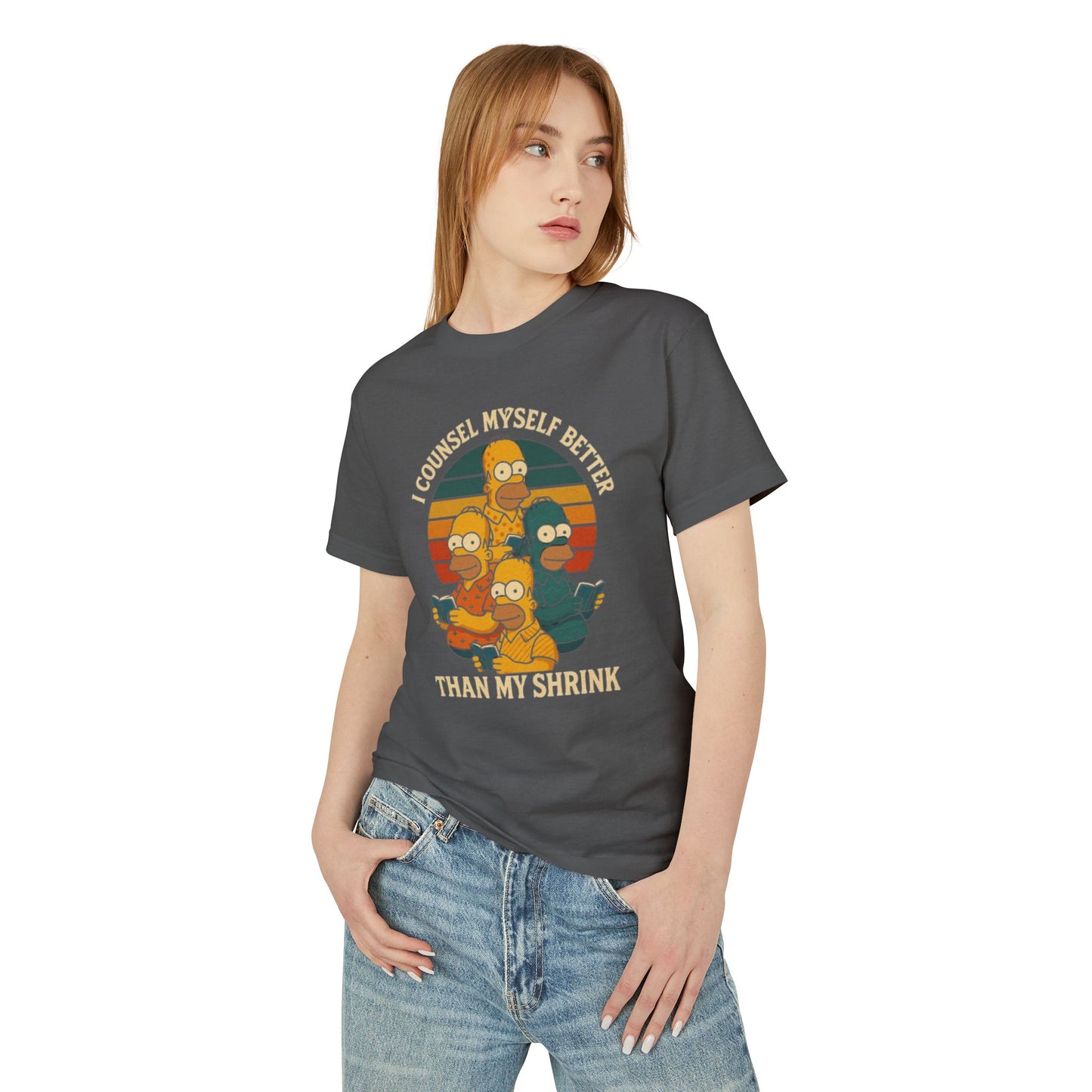 Heavyweight Cotton Tee -I Counsel Myself Better