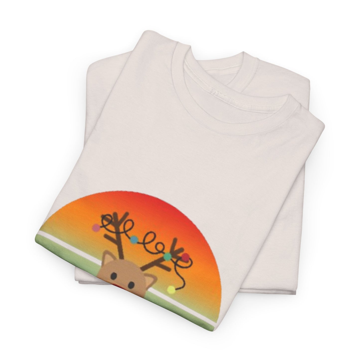 Unisex Cotton Tee -Holly Deer