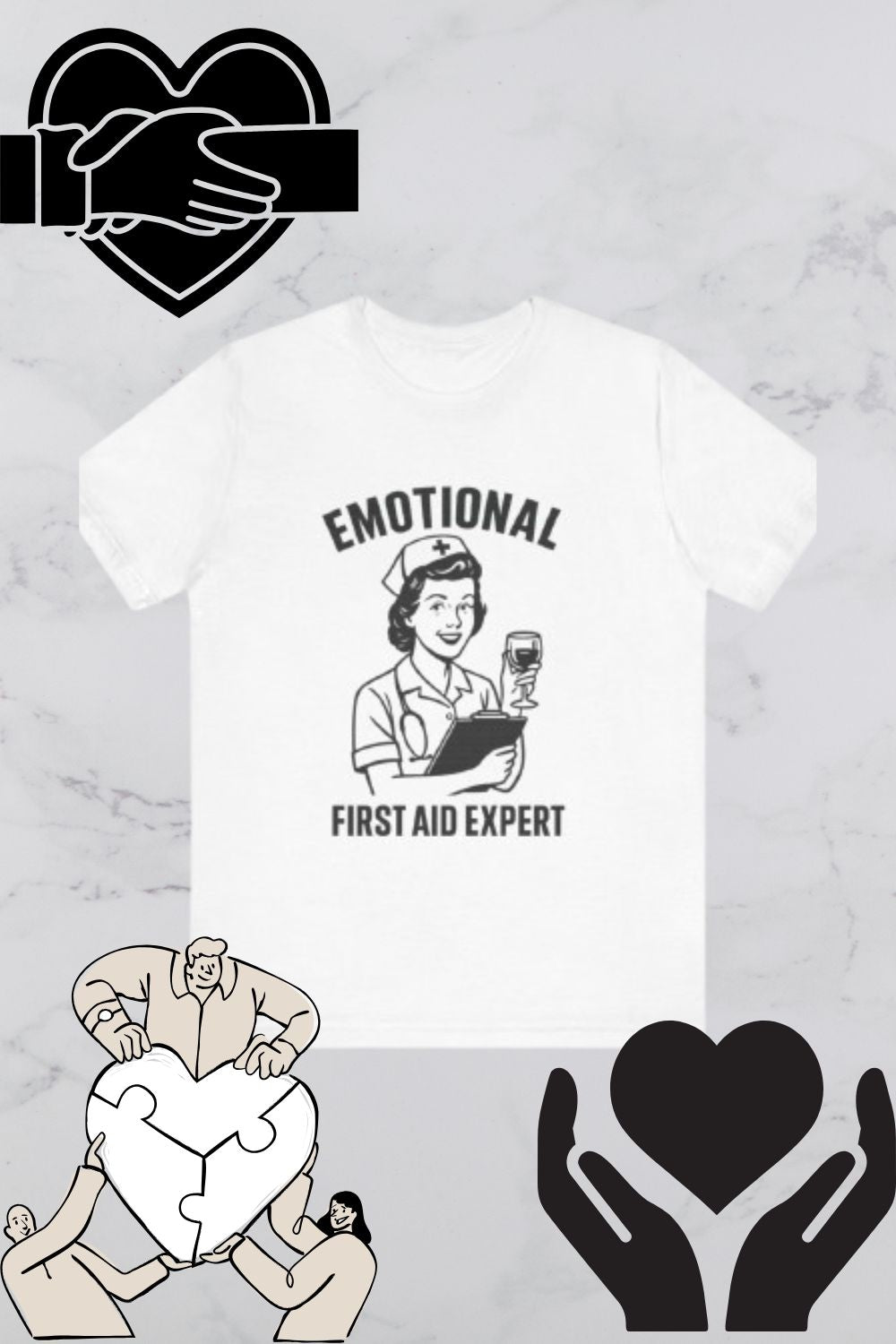 Emotional First Aid Expert Tee