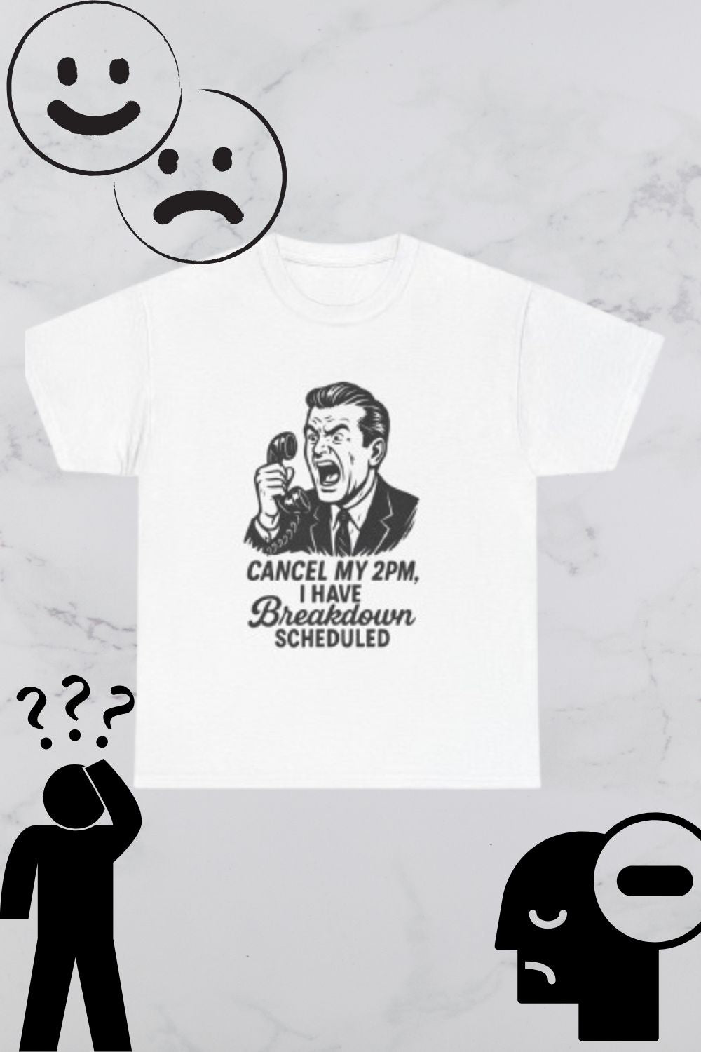 Humorous Unisex Cotton Tee – Perfect Gift for Stress Relief