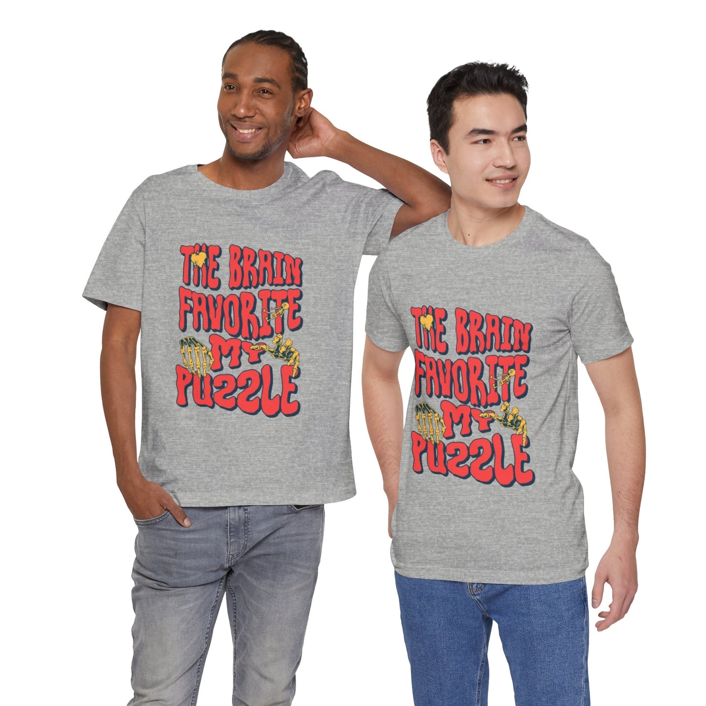 Psychology Enthusiast Unisex Tee - The Brain is my Favorite Puzzle