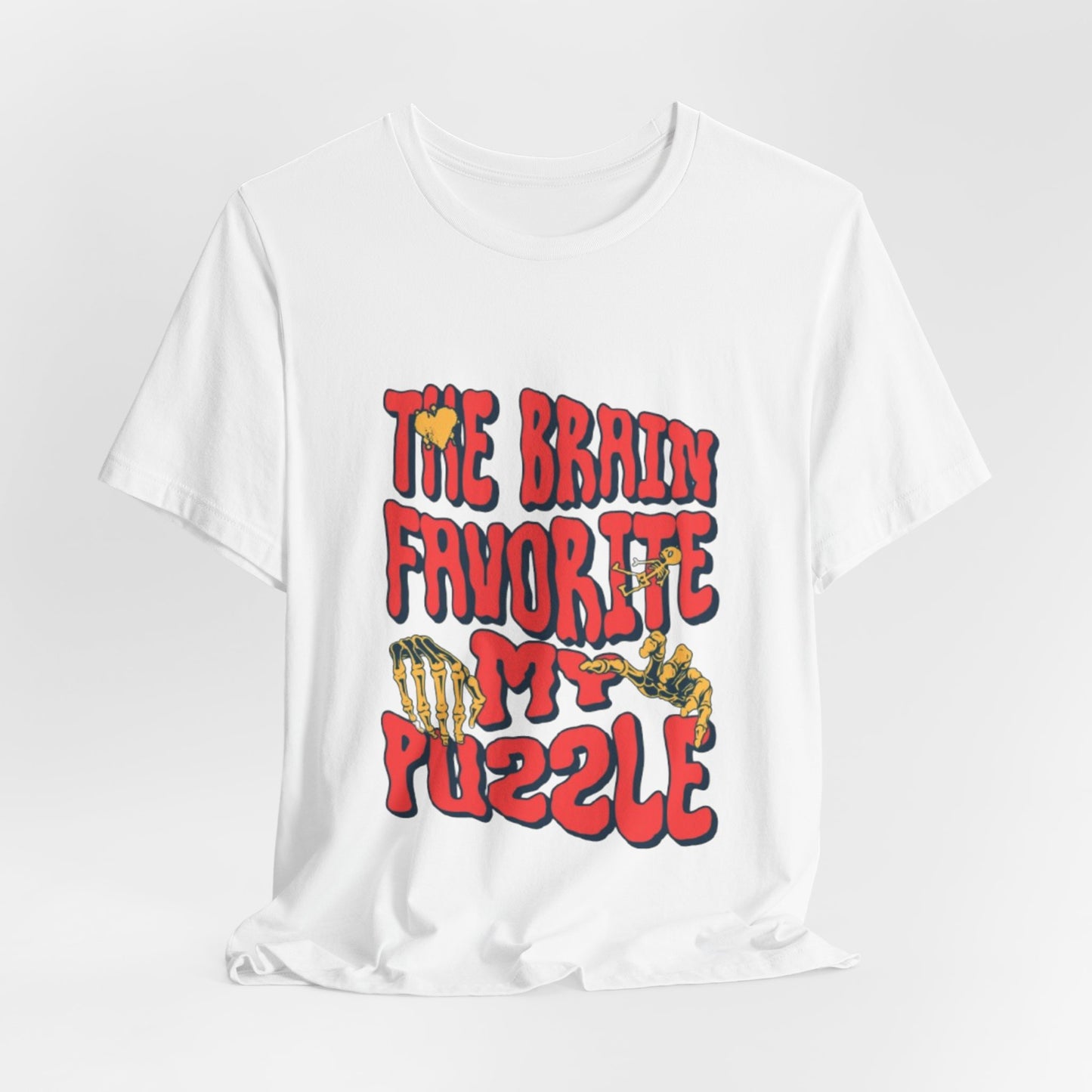 Psychology Enthusiast Unisex Tee - The Brain is my Favorite Puzzle