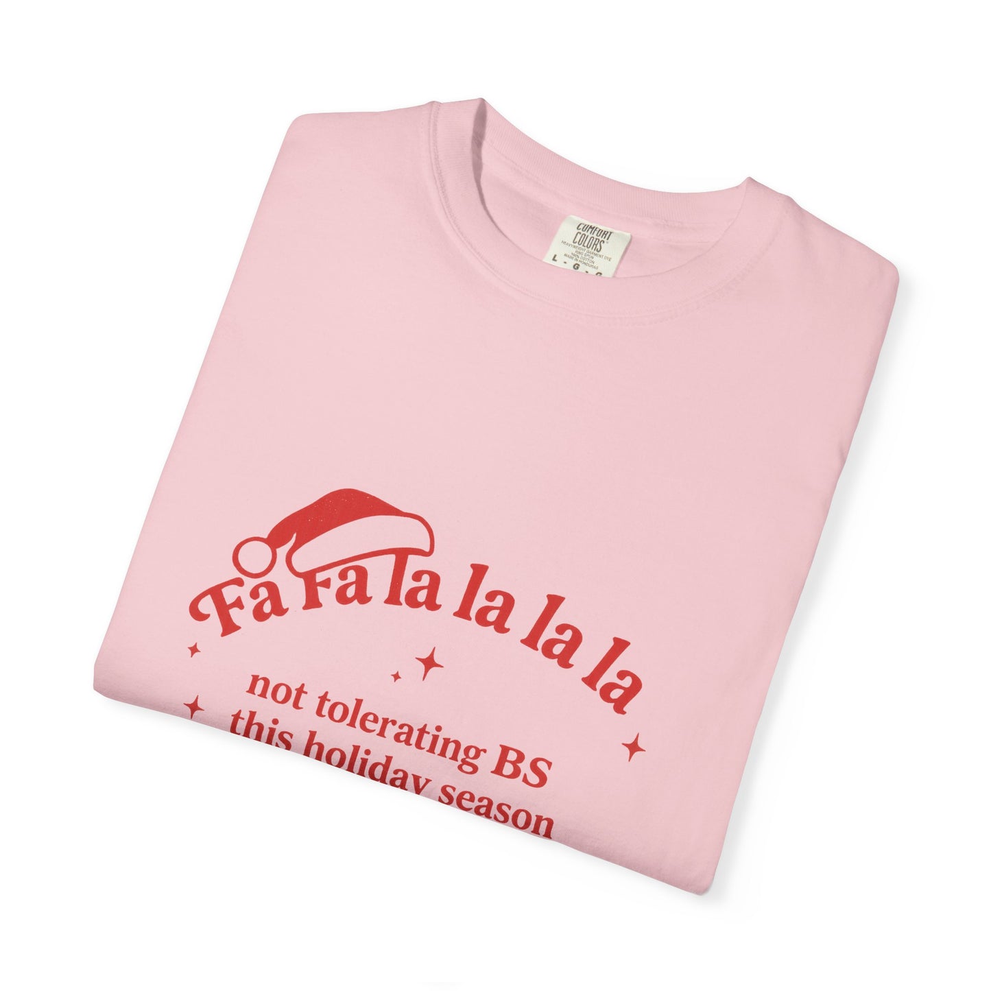Not Tolerating BS This Holiday Season T-shirt | Sassy Sarcastic Therapist Humor