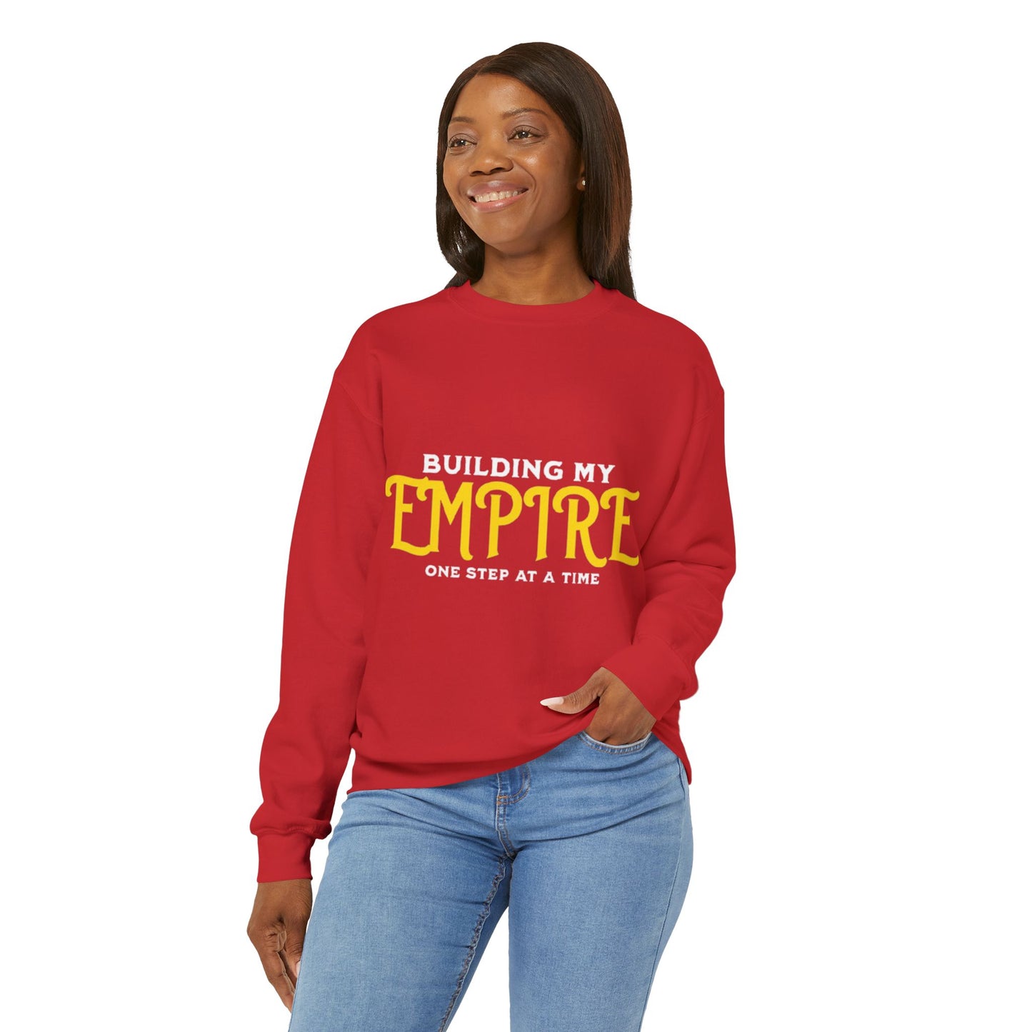 Sweatshirt: Building my Empire - Seasonal Seller Heavy Blend