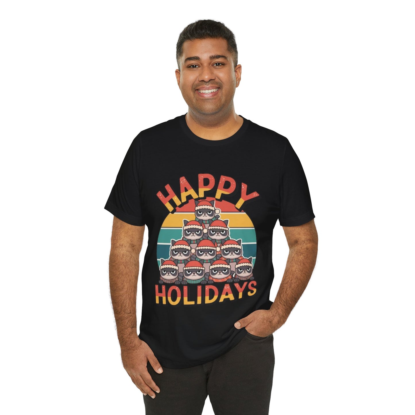 Unisex Jersey Short Sleeve Tee - Happy Holidays