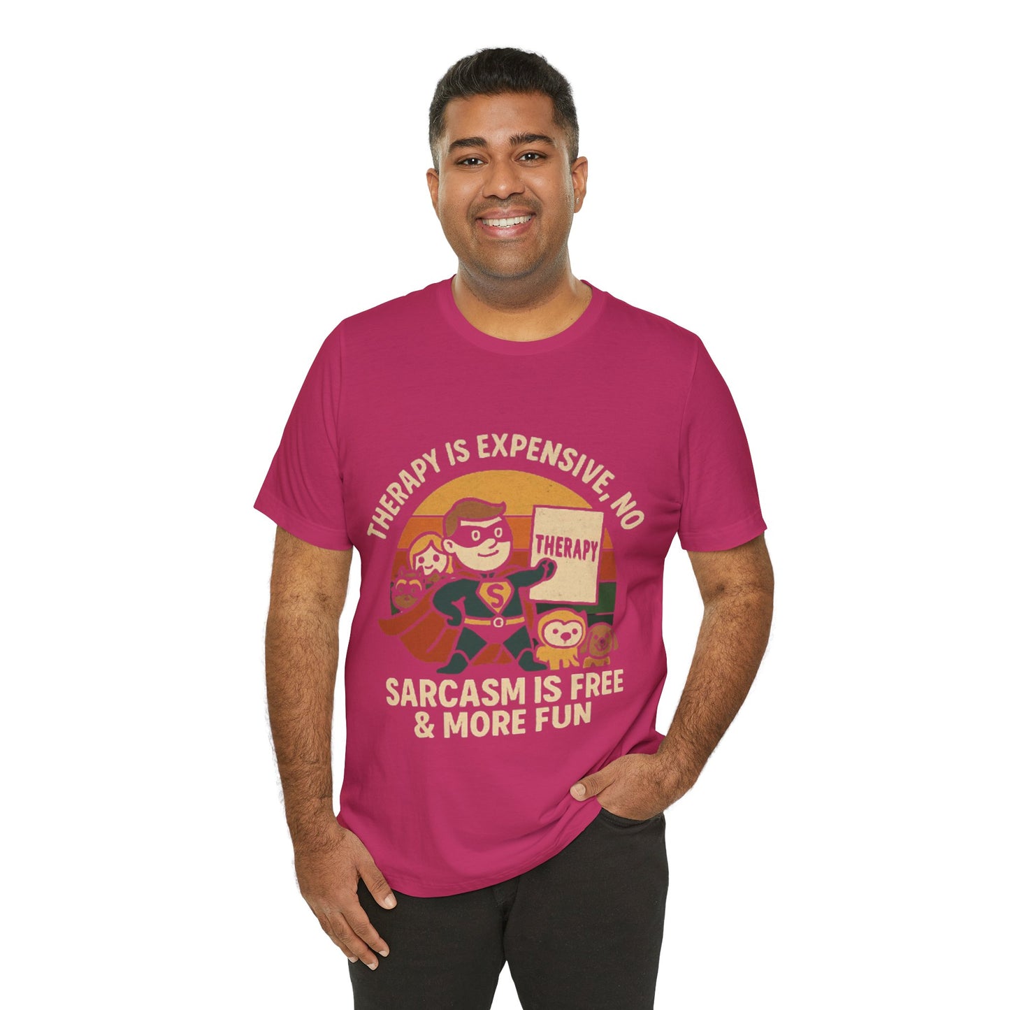 Therapy Humor Tee | Unisex Jersey Short Sleeve Tee, Mental Health Awareness