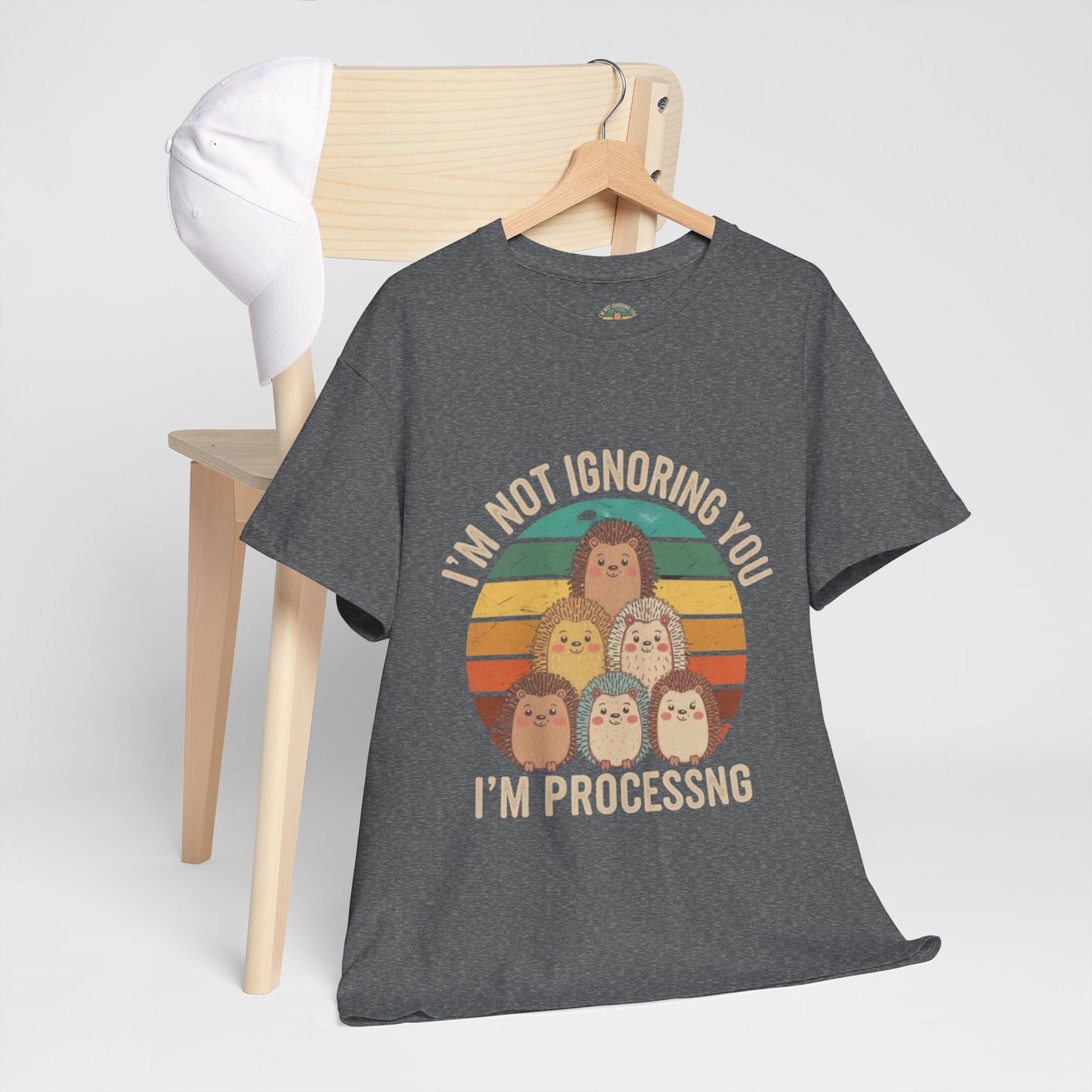 Funny Psychology Unisex Tee - 'I'm Not Ignoring You, I'm Processing'