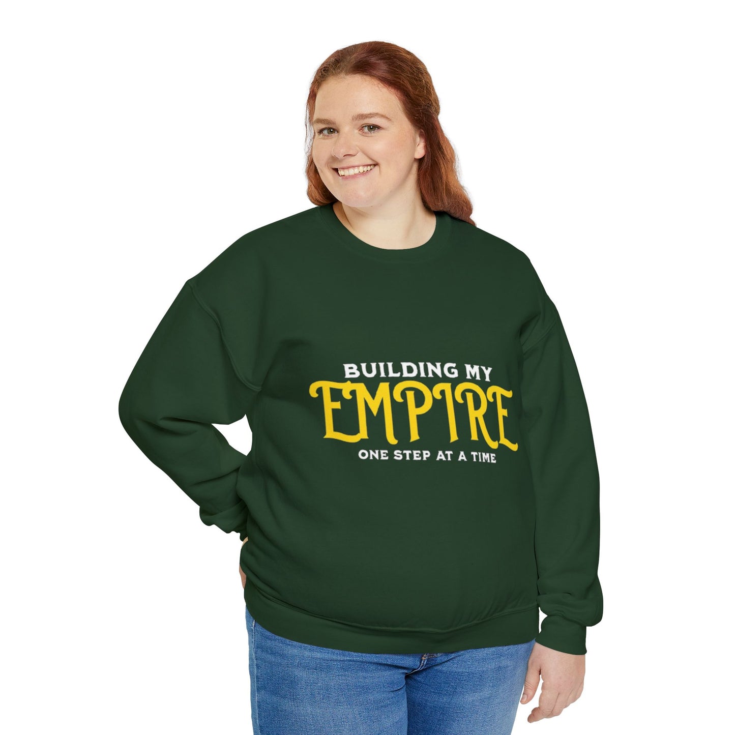 Sweatshirt: Building my Empire - Seasonal Seller Heavy Blend