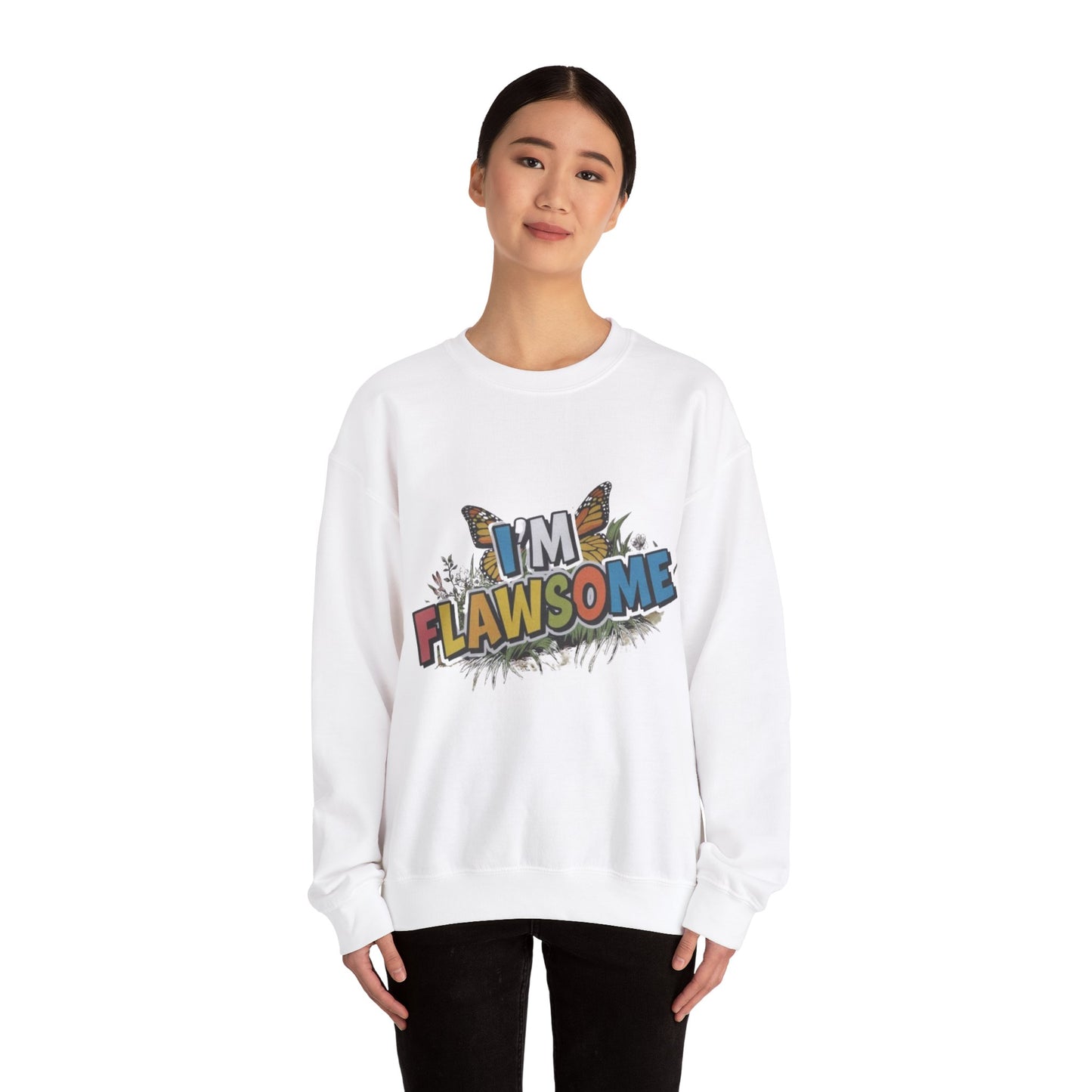 Crewneck Sweatshirt -I'm Flawsome