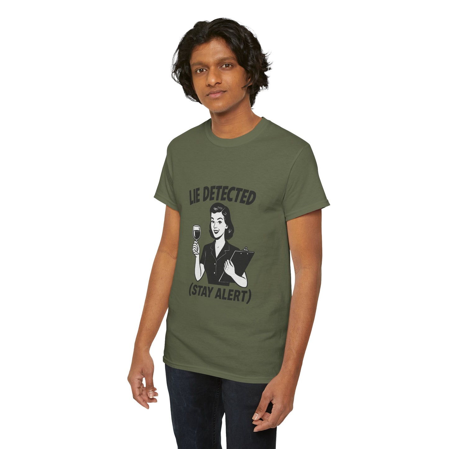 Funny Lie Detected Unisex Tee