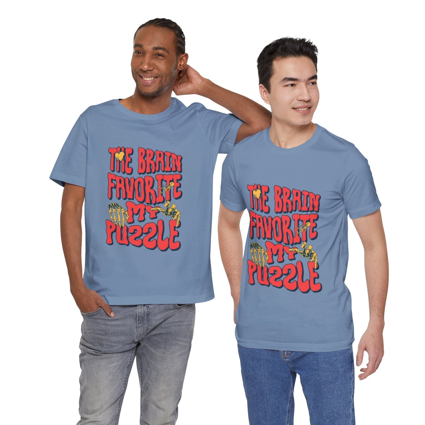 Psychology Enthusiast Unisex Tee - The Brain is my Favorite Puzzle