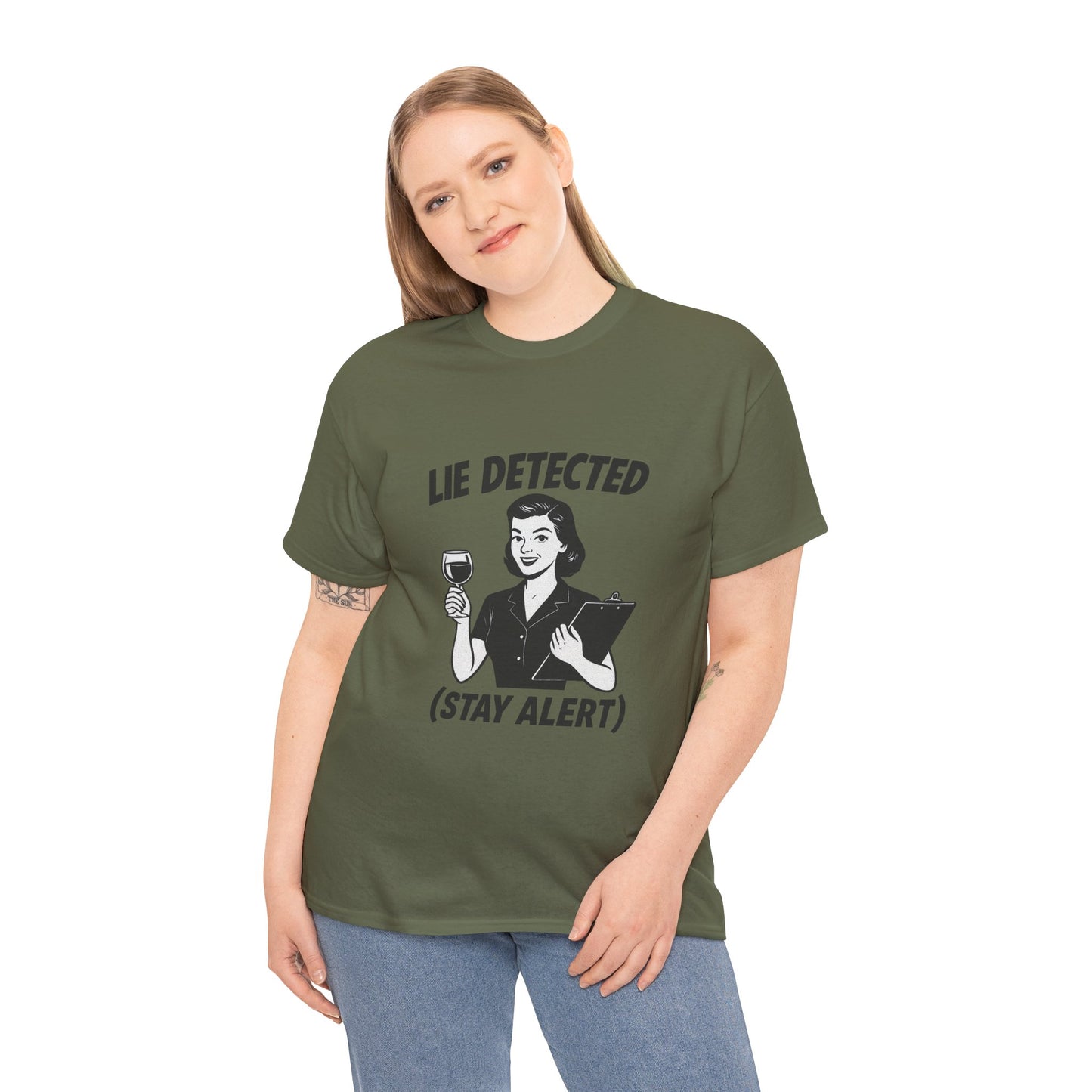 Funny Lie Detected Unisex Tee