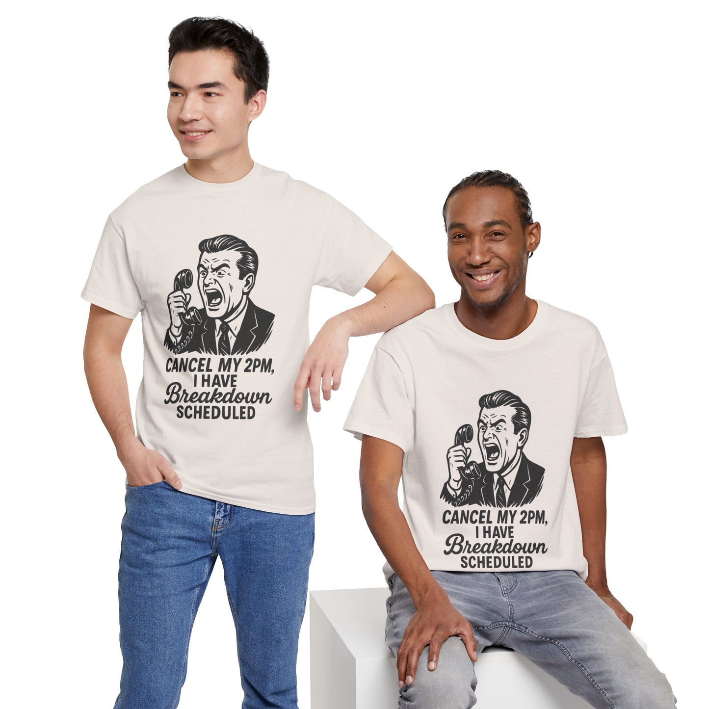 Humorous Unisex Cotton Tee – Perfect Gift for Stress Relief