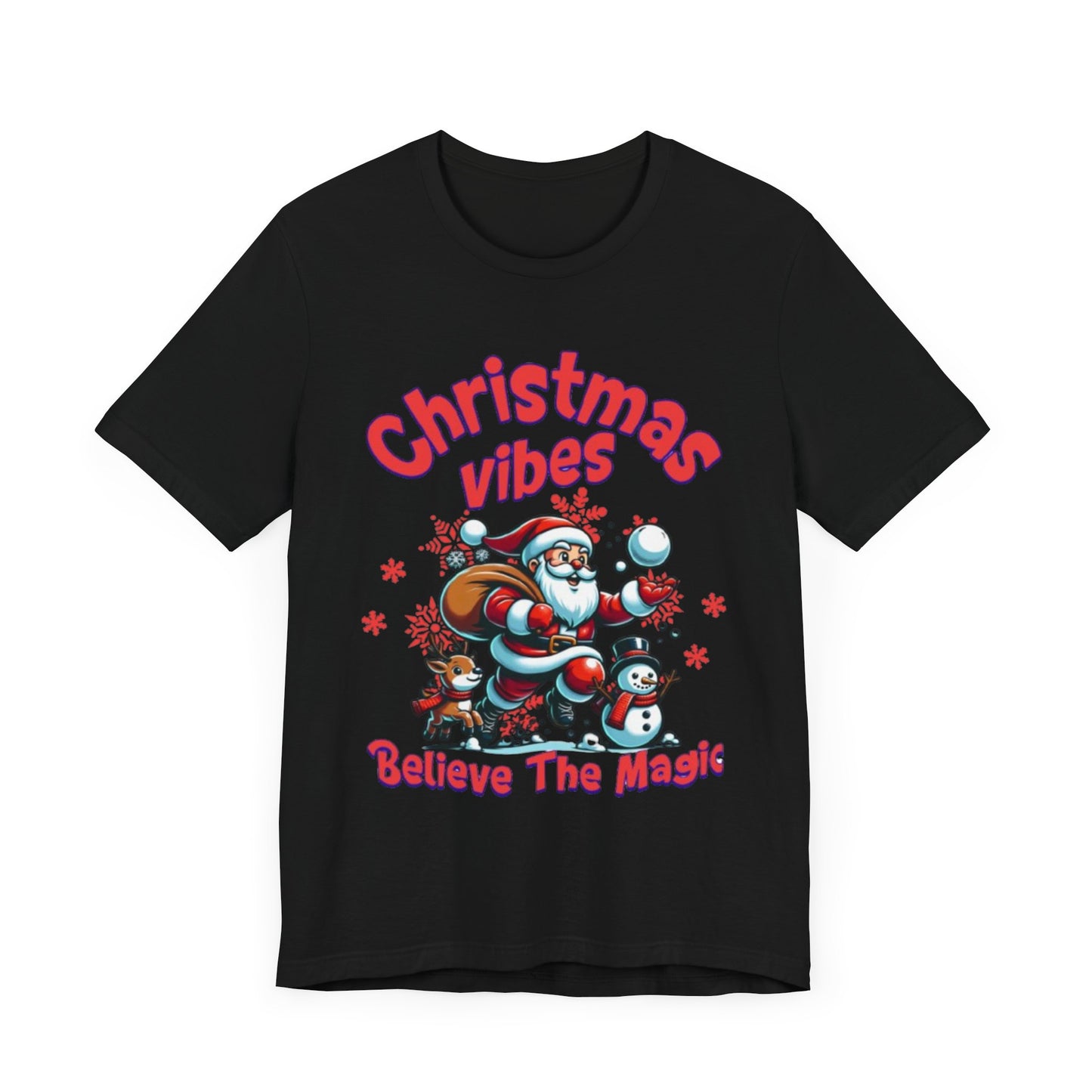 Unisex Jersey Short Sleeve Tee -Christmas vibes