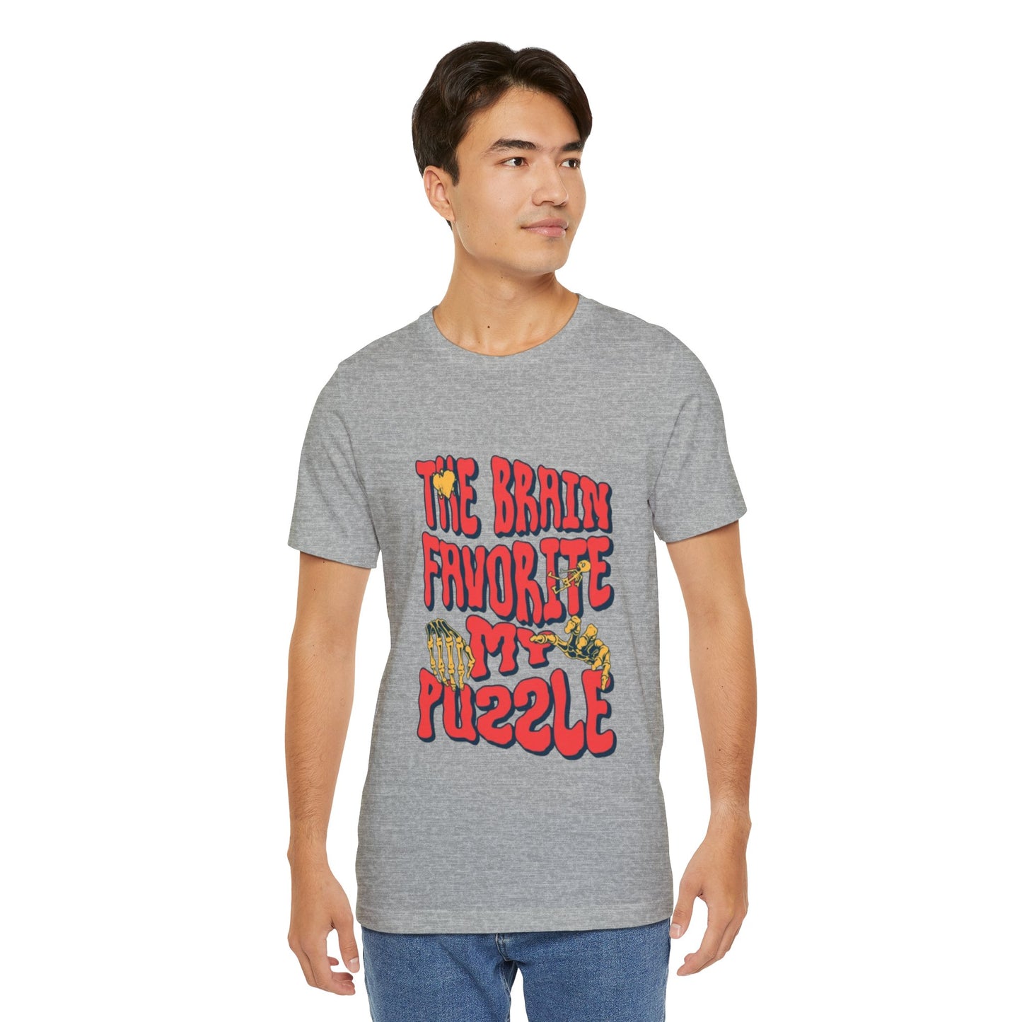 Psychology Enthusiast Unisex Tee - The Brain is my Favorite Puzzle