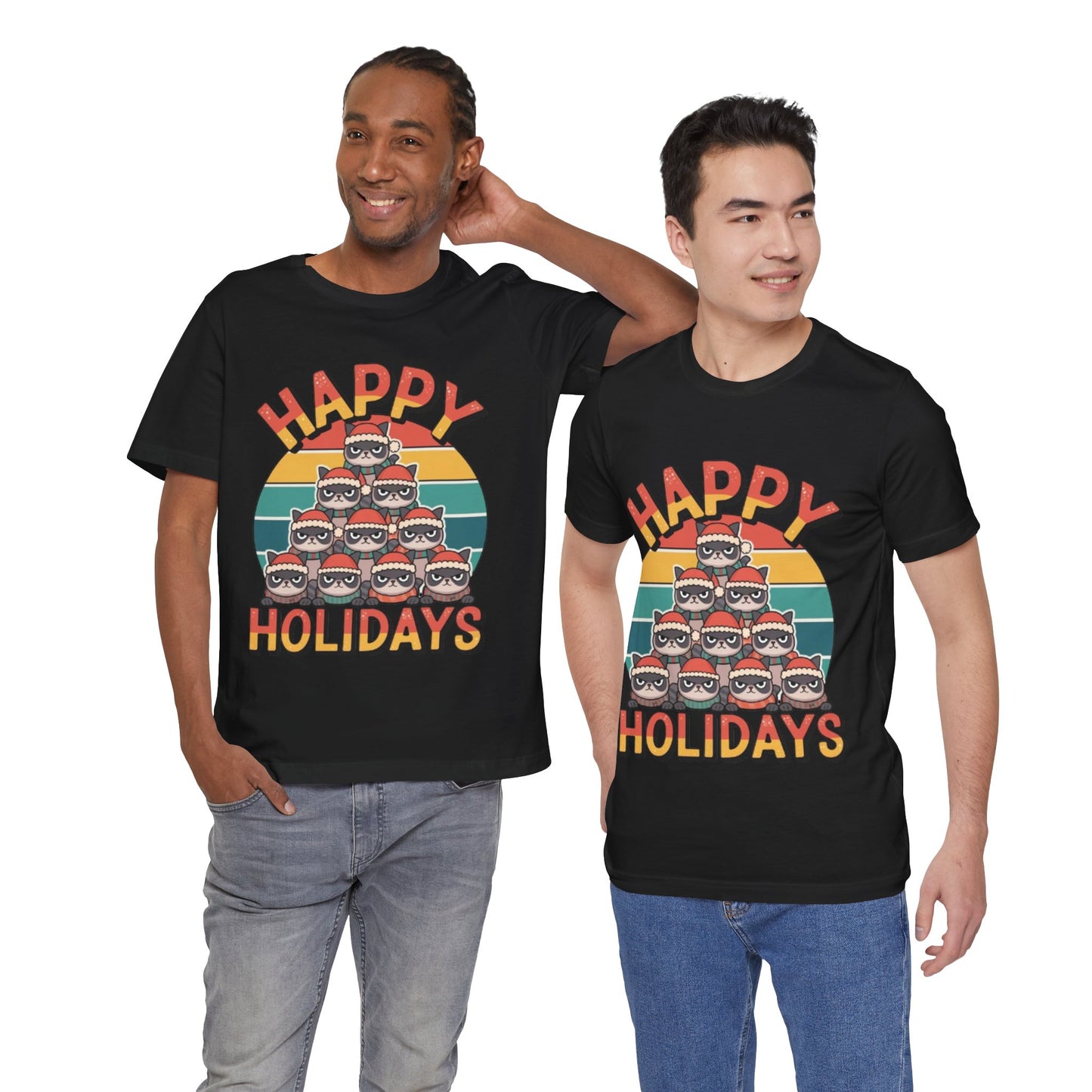 Unisex Jersey Short Sleeve Tee - Happy Holidays