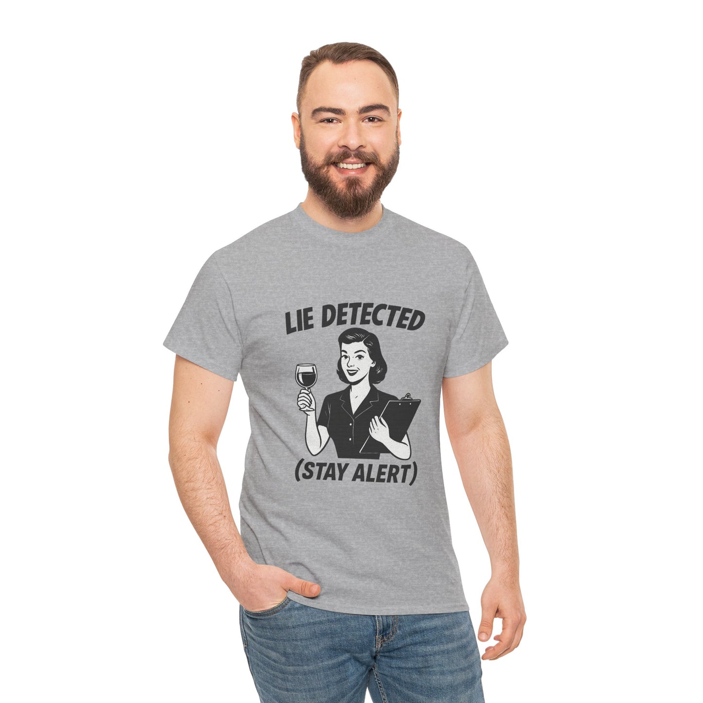 Funny Lie Detected Unisex Tee
