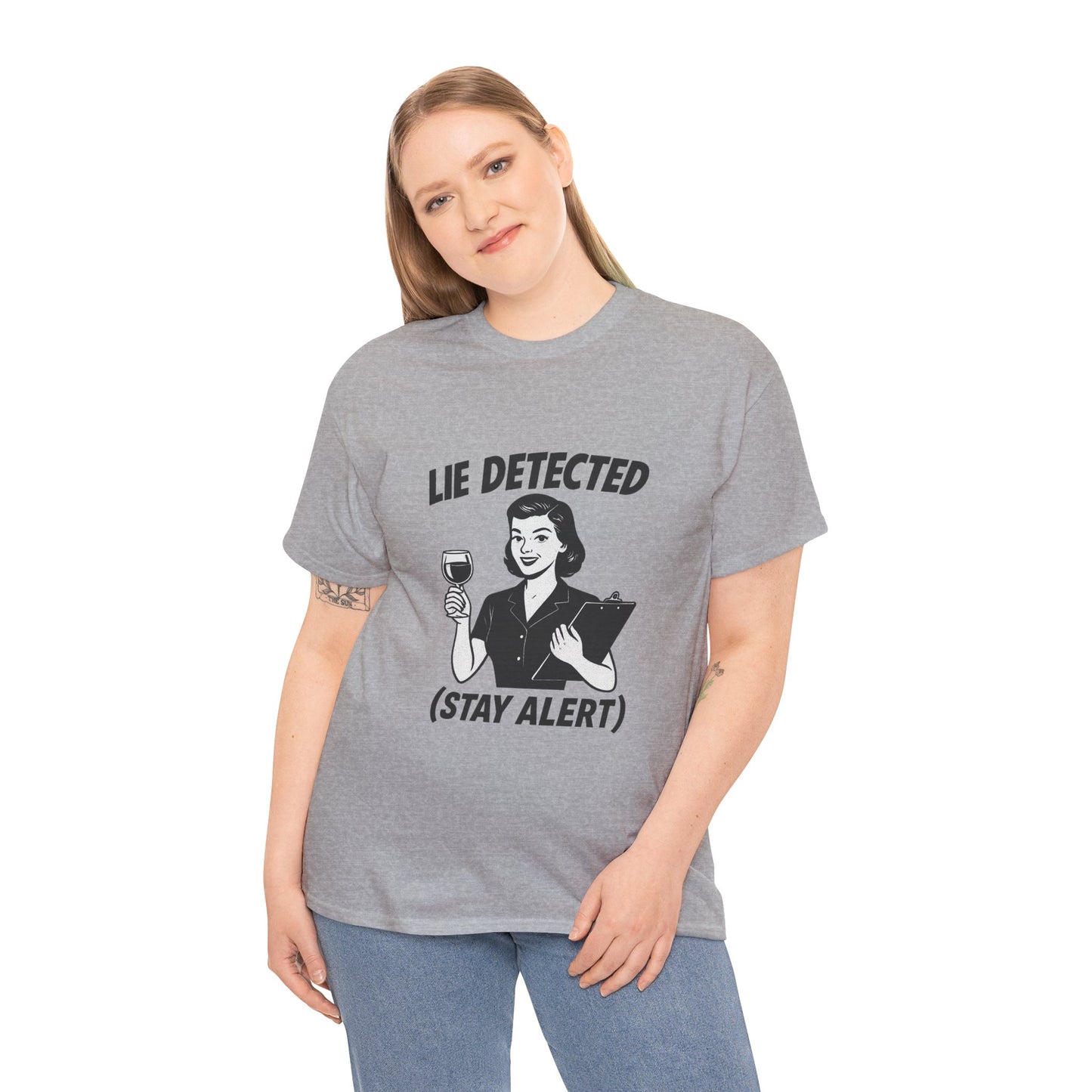Funny Lie Detected Unisex Tee