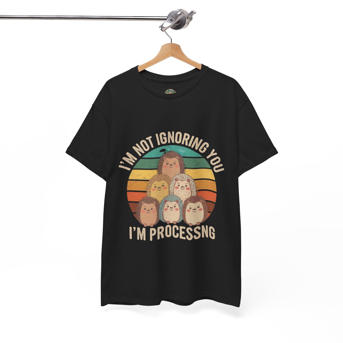 Funny Psychology Unisex Tee - 'I'm Not Ignoring You, I'm Processing'