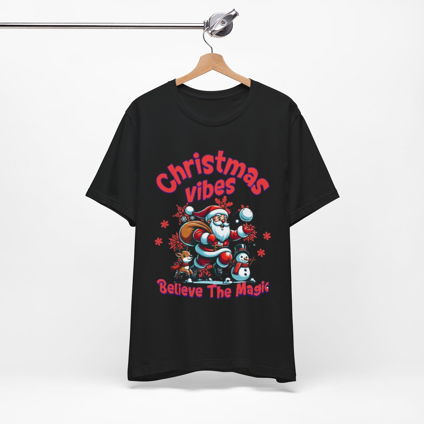 Unisex Jersey Short Sleeve Tee -Christmas vibes