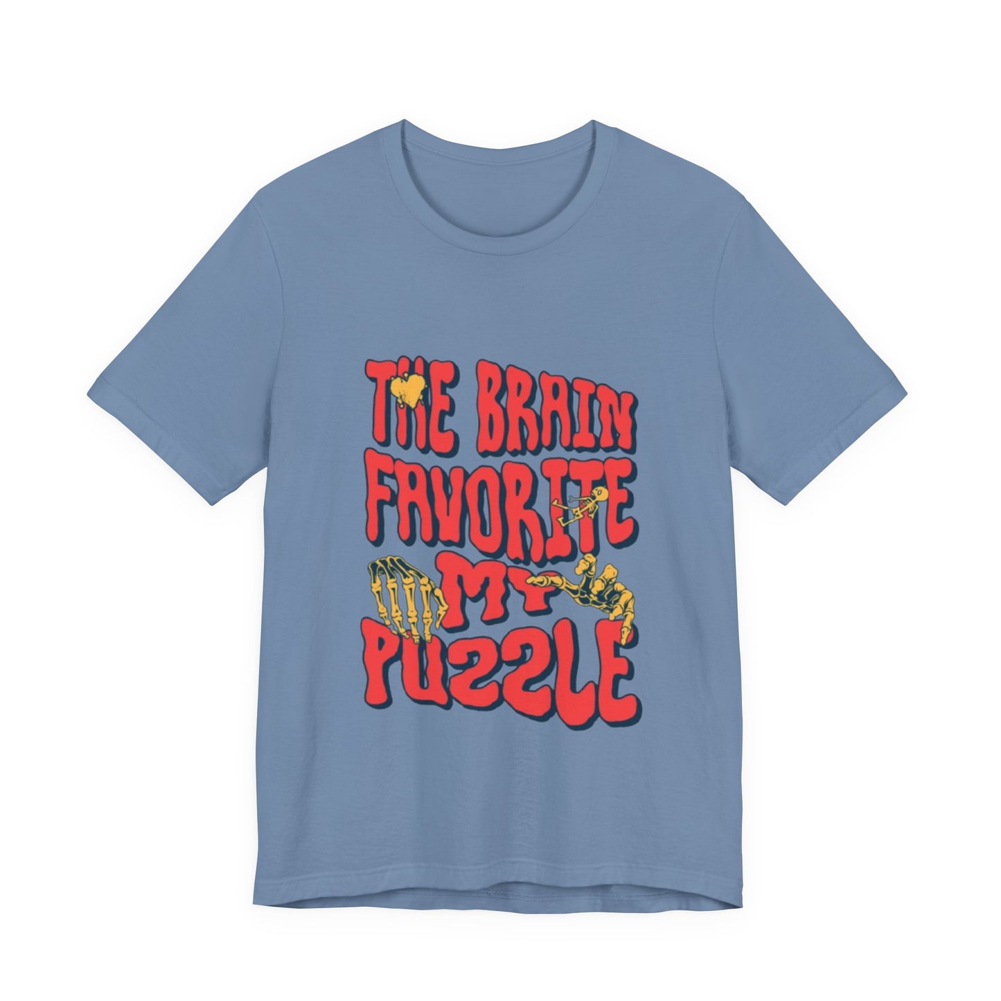 Psychology Enthusiast Unisex Tee - The Brain is my Favorite Puzzle
