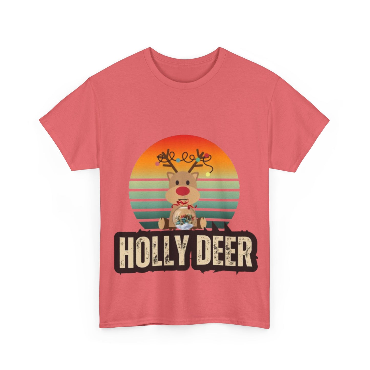 Unisex Cotton Tee -Holly Deer