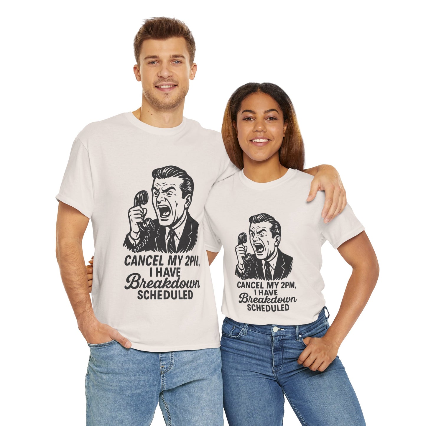 Humorous Unisex Cotton Tee – Perfect Gift for Stress Relief