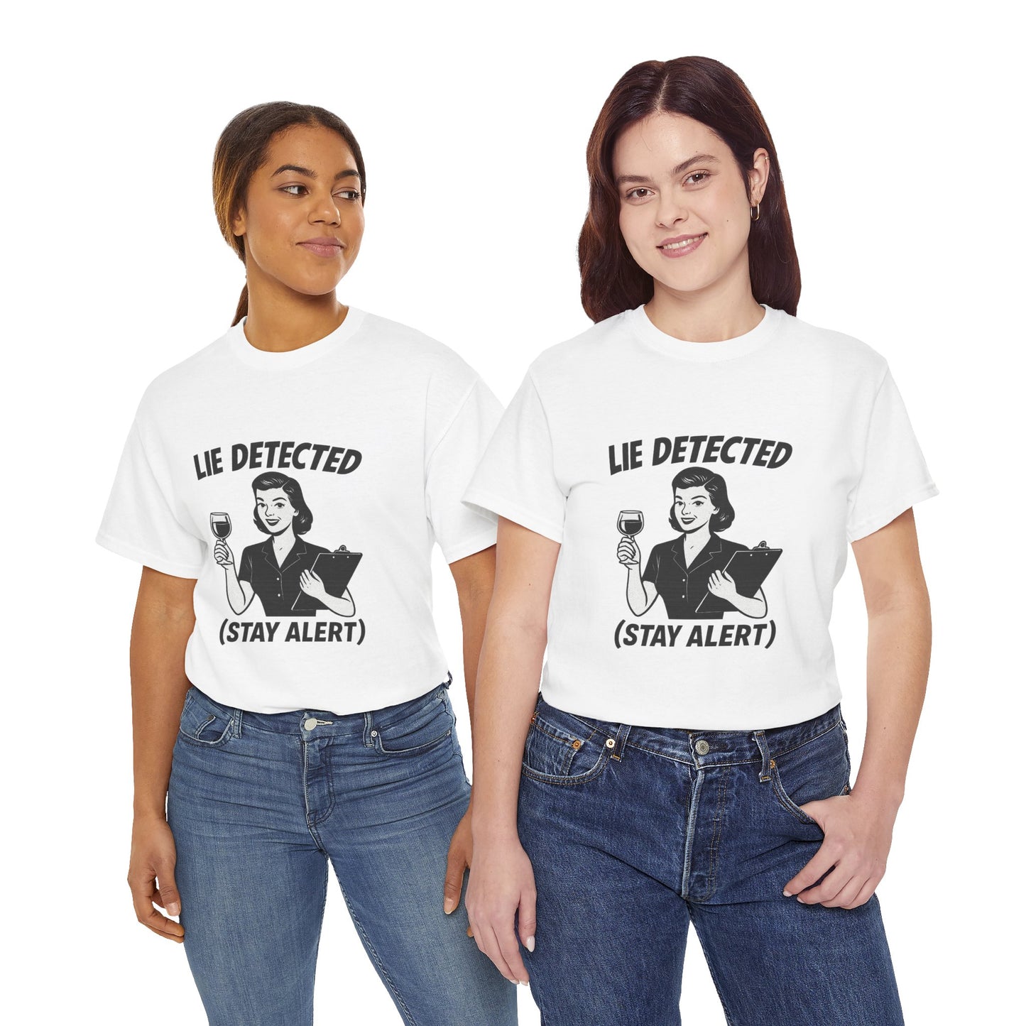 Funny Lie Detected Unisex Tee