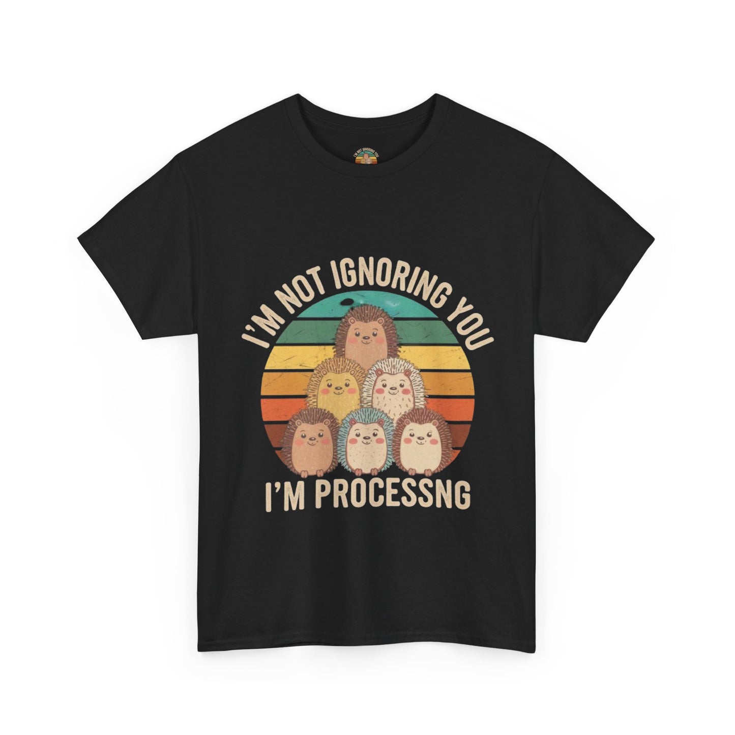 Funny Psychology Unisex Tee - 'I'm Not Ignoring You, I'm Processing'
