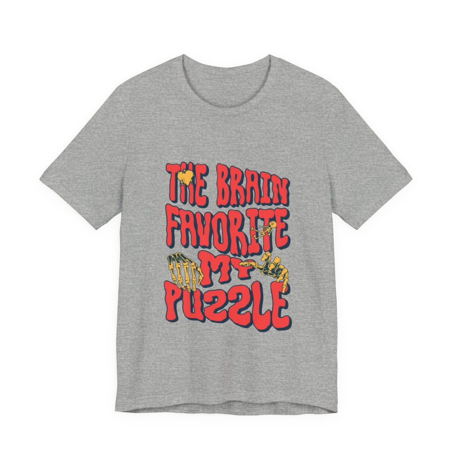 Psychology Enthusiast Unisex Tee - The Brain is my Favorite Puzzle